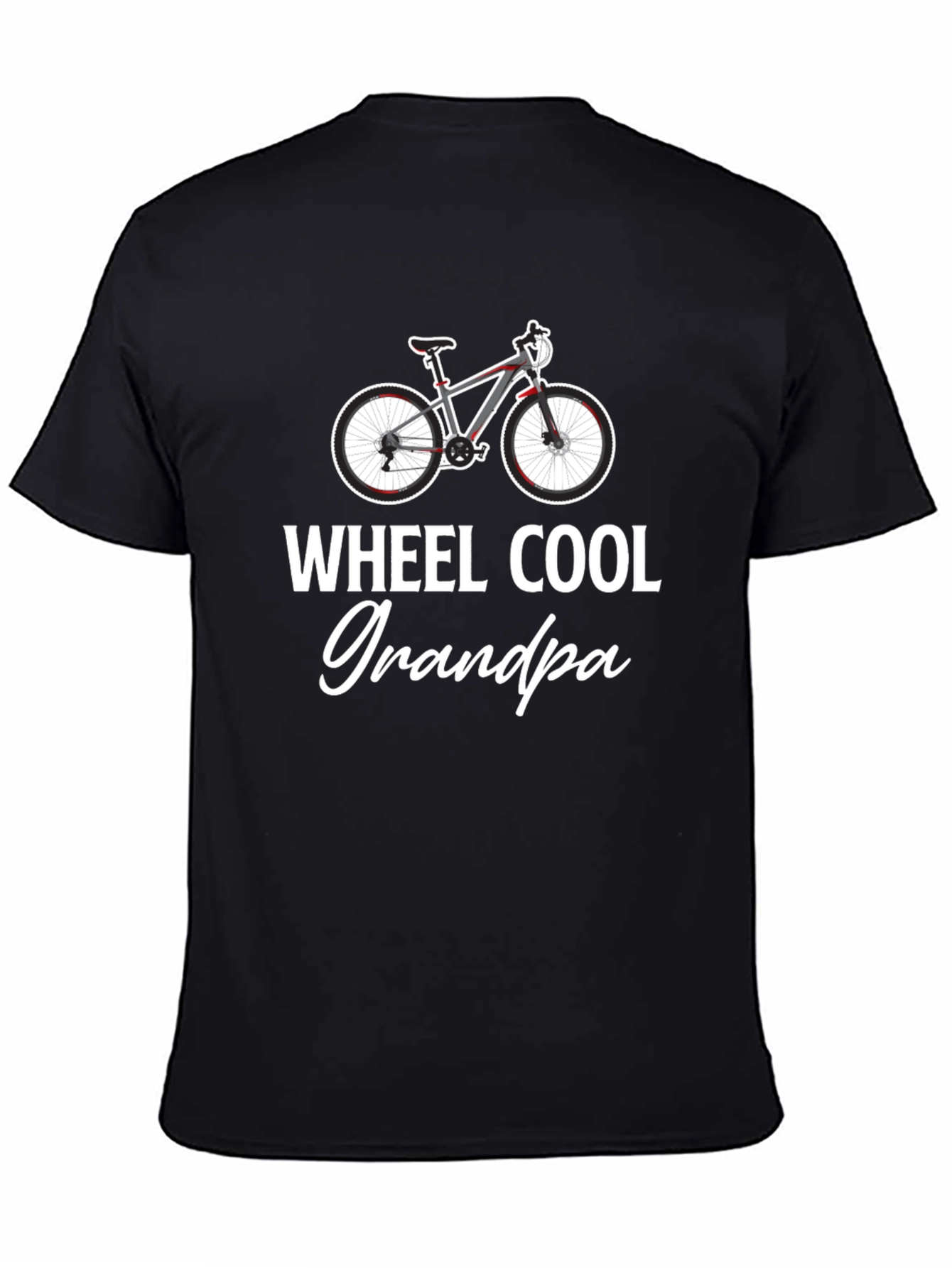 Wheel Cool Grandpa T-Shirt - Biker Grandfather Gift