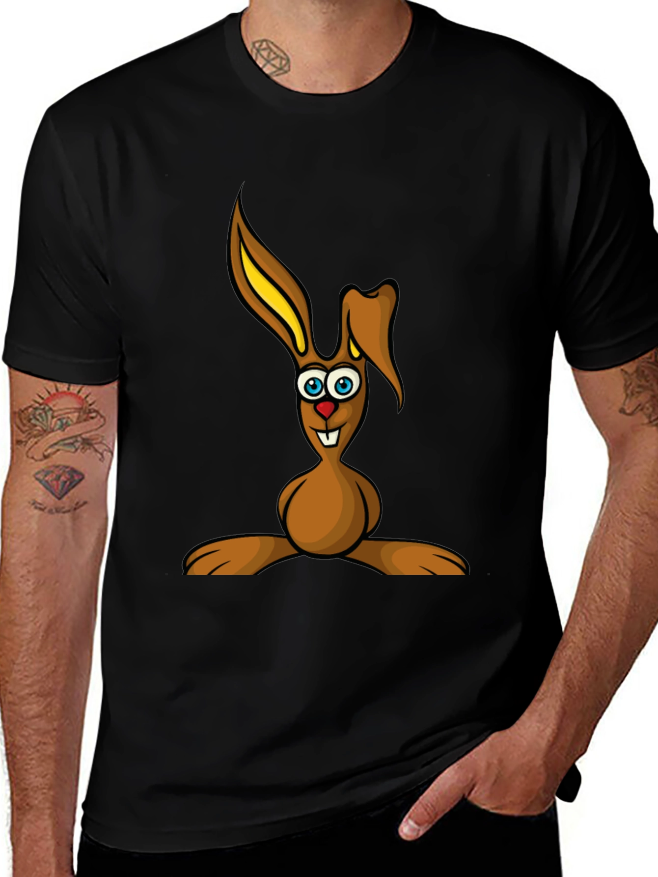 Funny Cartoon Bunny T-Shirt