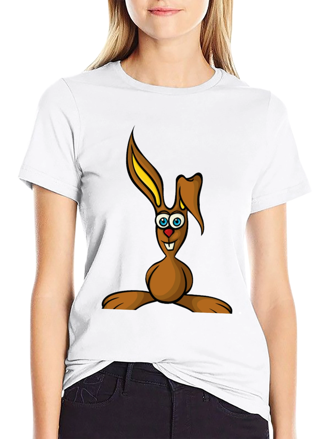 Funny Cartoon Bunny T-Shirt