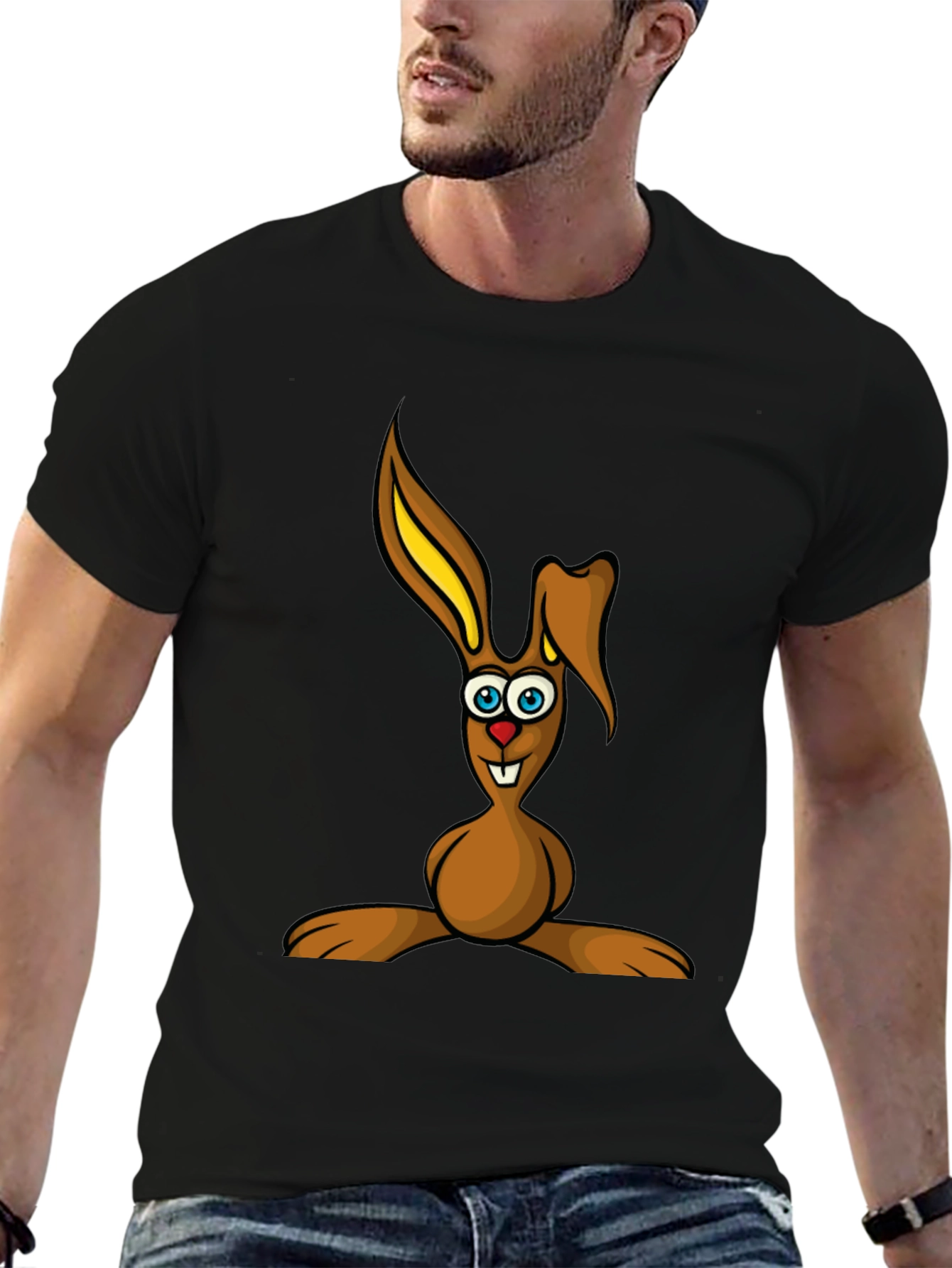 Funny Cartoon Bunny T-Shirt