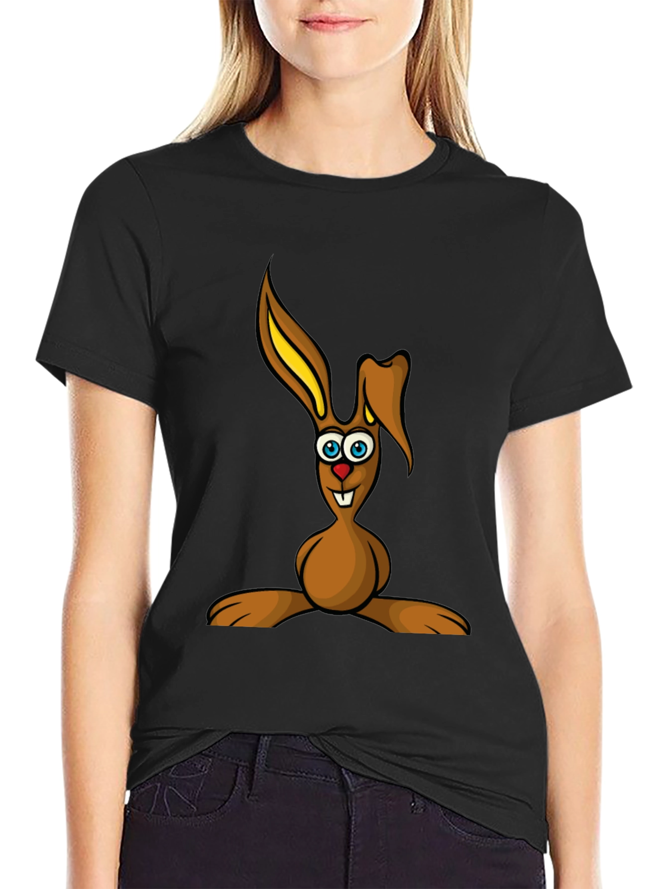 Funny Cartoon Bunny T-Shirt