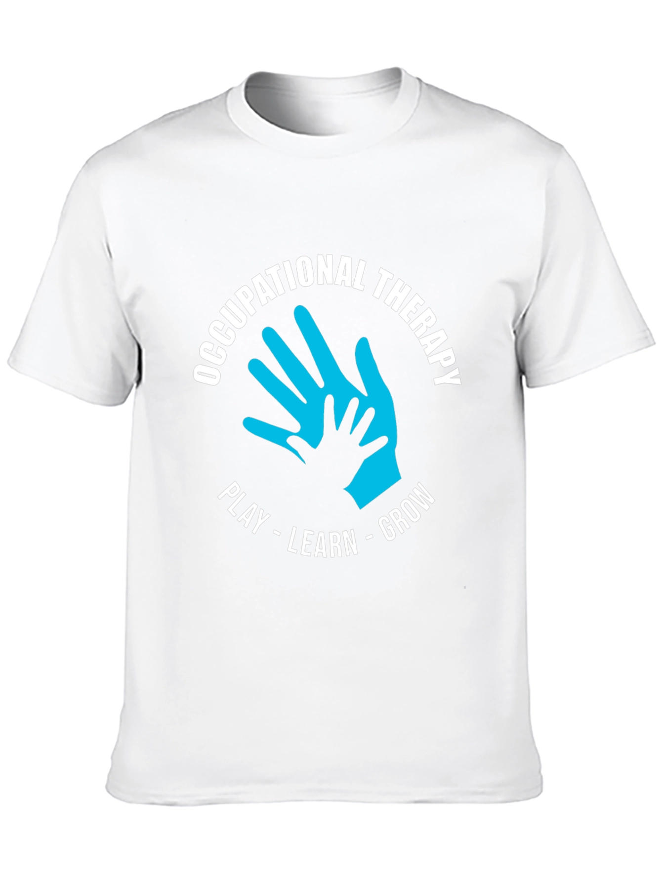 Occupational Therapy Play Learn Grow Black T-Shirt