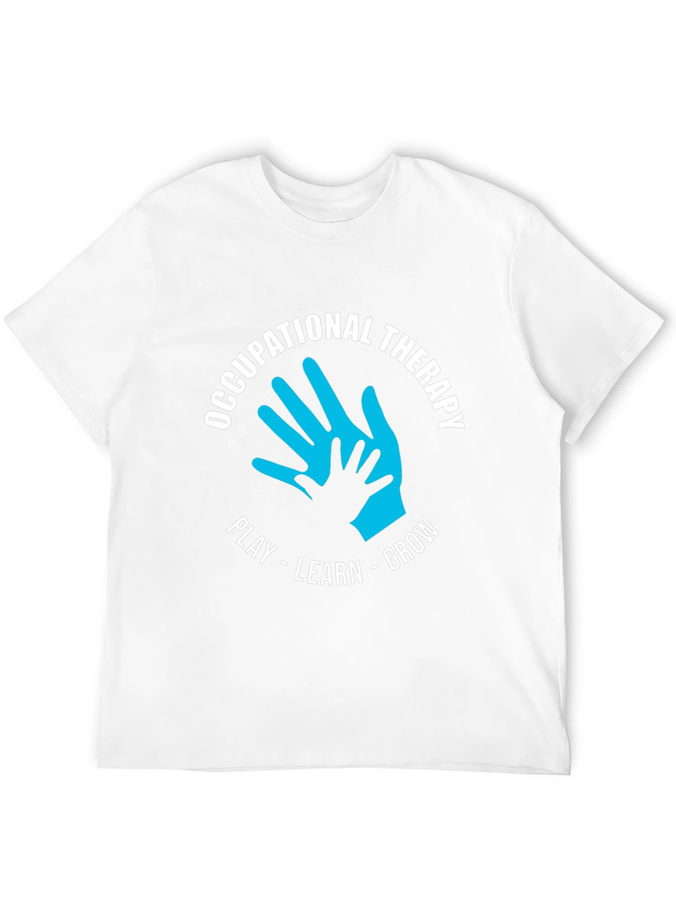 Occupational Therapy Play Learn Grow Black T-Shirt