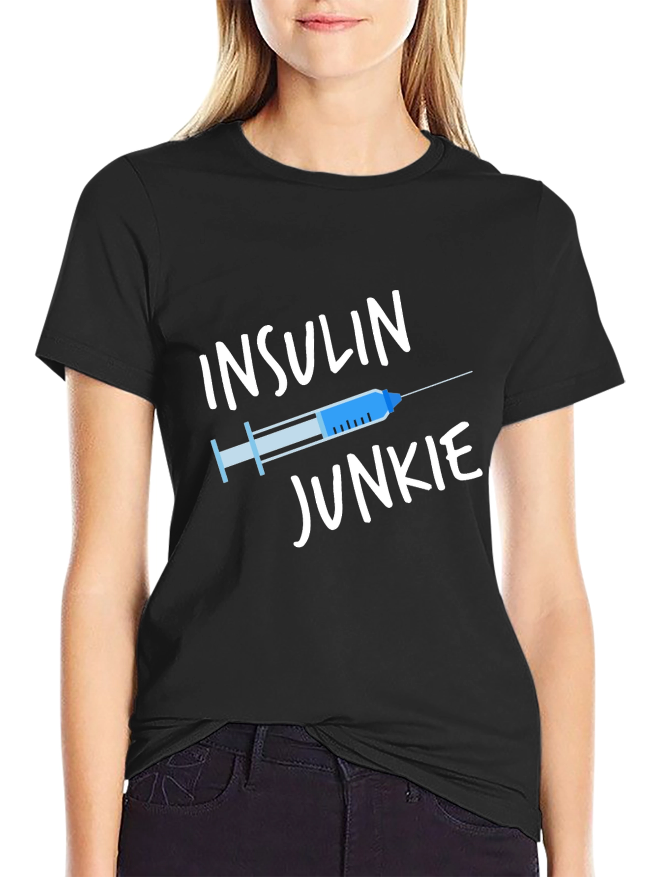 Insulin Junkie Graphic T-Shirt - Diabetes Awareness