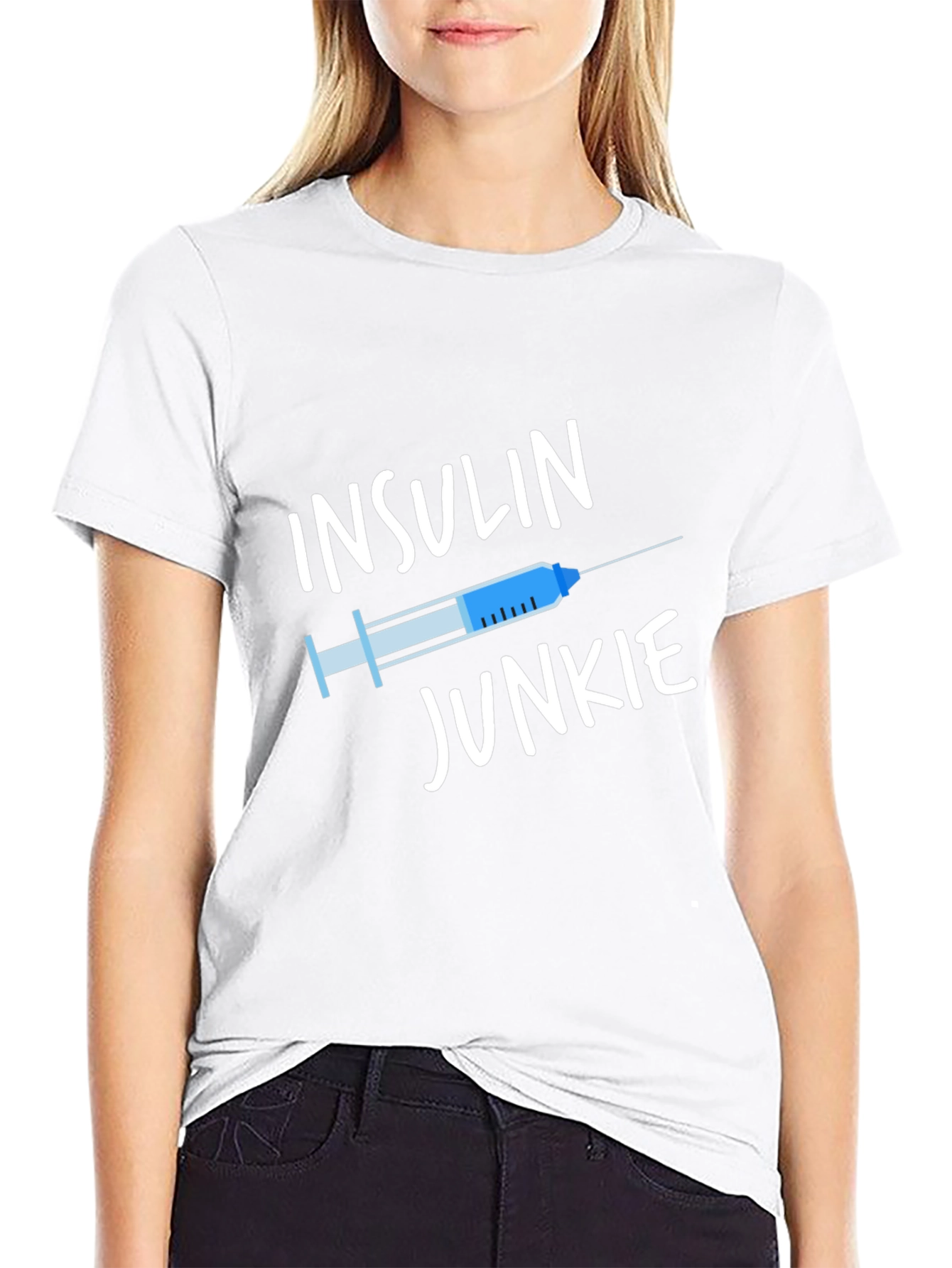 Insulin Junkie Graphic T-Shirt - Diabetes Awareness