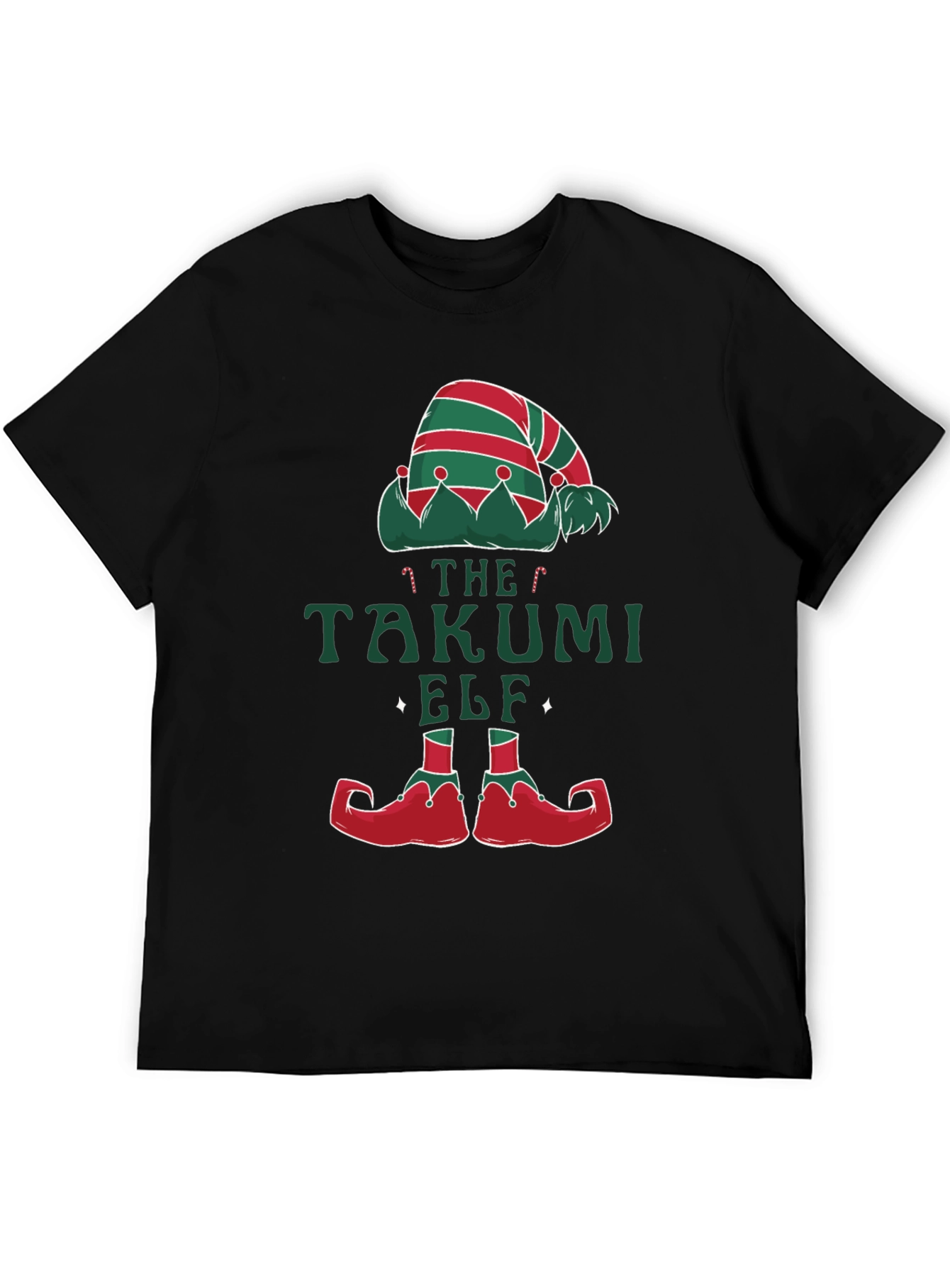 Takumi Elf Christmas T-Shirt - Holiday Festive Apparel