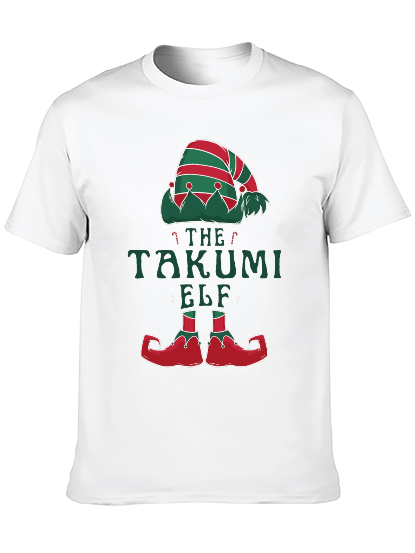 Takumi Elf Christmas T-Shirt - Holiday Festive Apparel