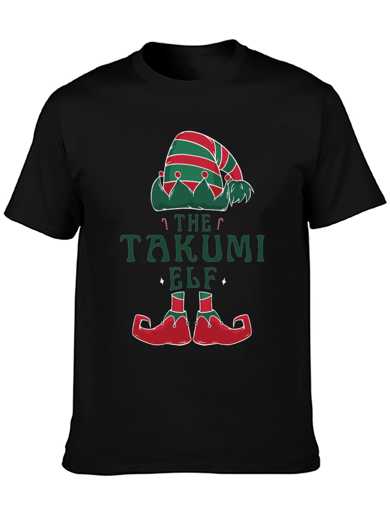 Takumi Elf Christmas T-Shirt - Holiday Festive Apparel