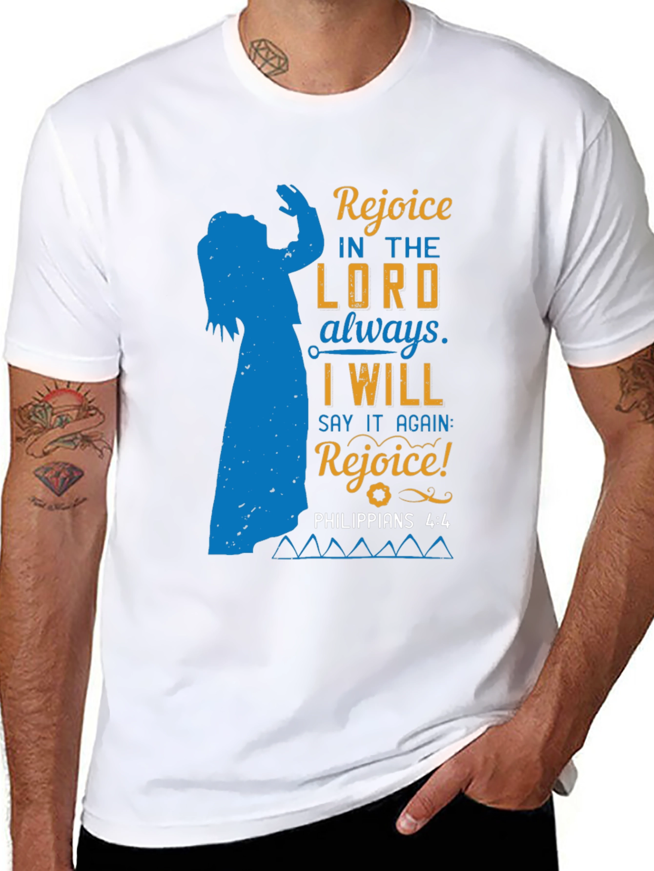 Rejoice in the Lord T-Shirt - Philippians 4:4