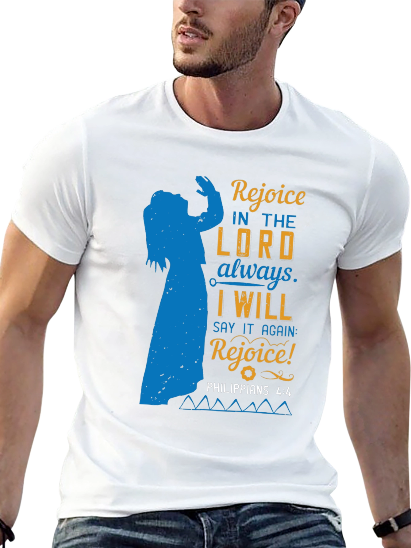 Rejoice in the Lord T-Shirt - Philippians 4:4