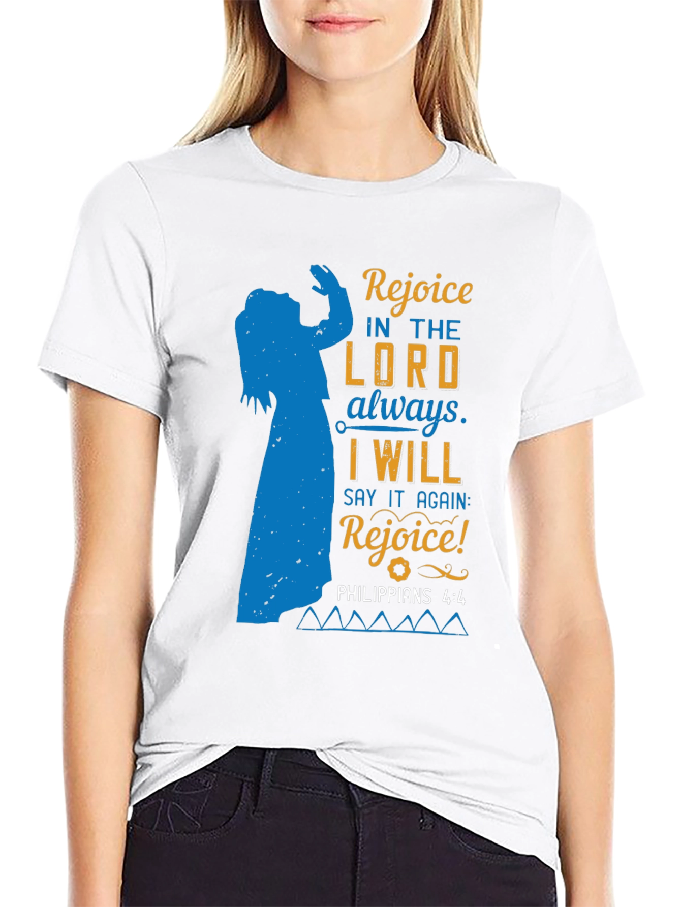 Rejoice in the Lord T-Shirt - Philippians 4:4