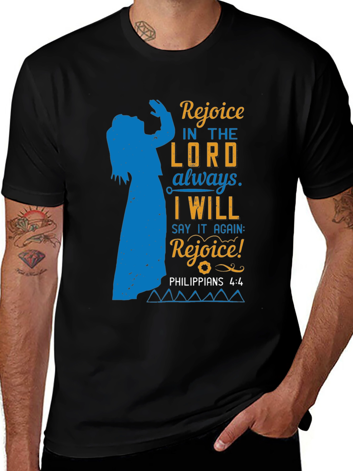 Rejoice in the Lord T-Shirt - Philippians 4:4