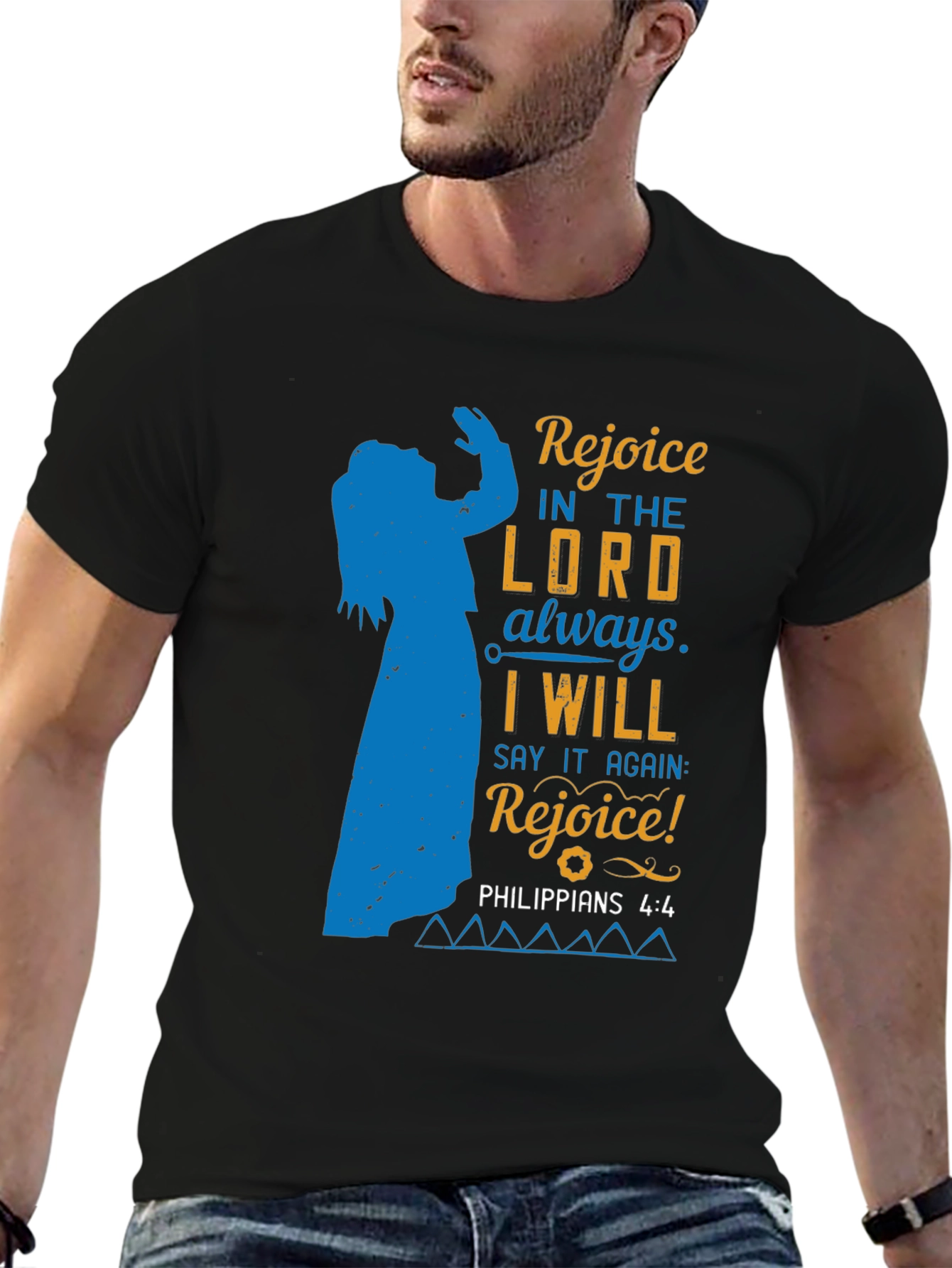Rejoice in the Lord T-Shirt - Philippians 4:4