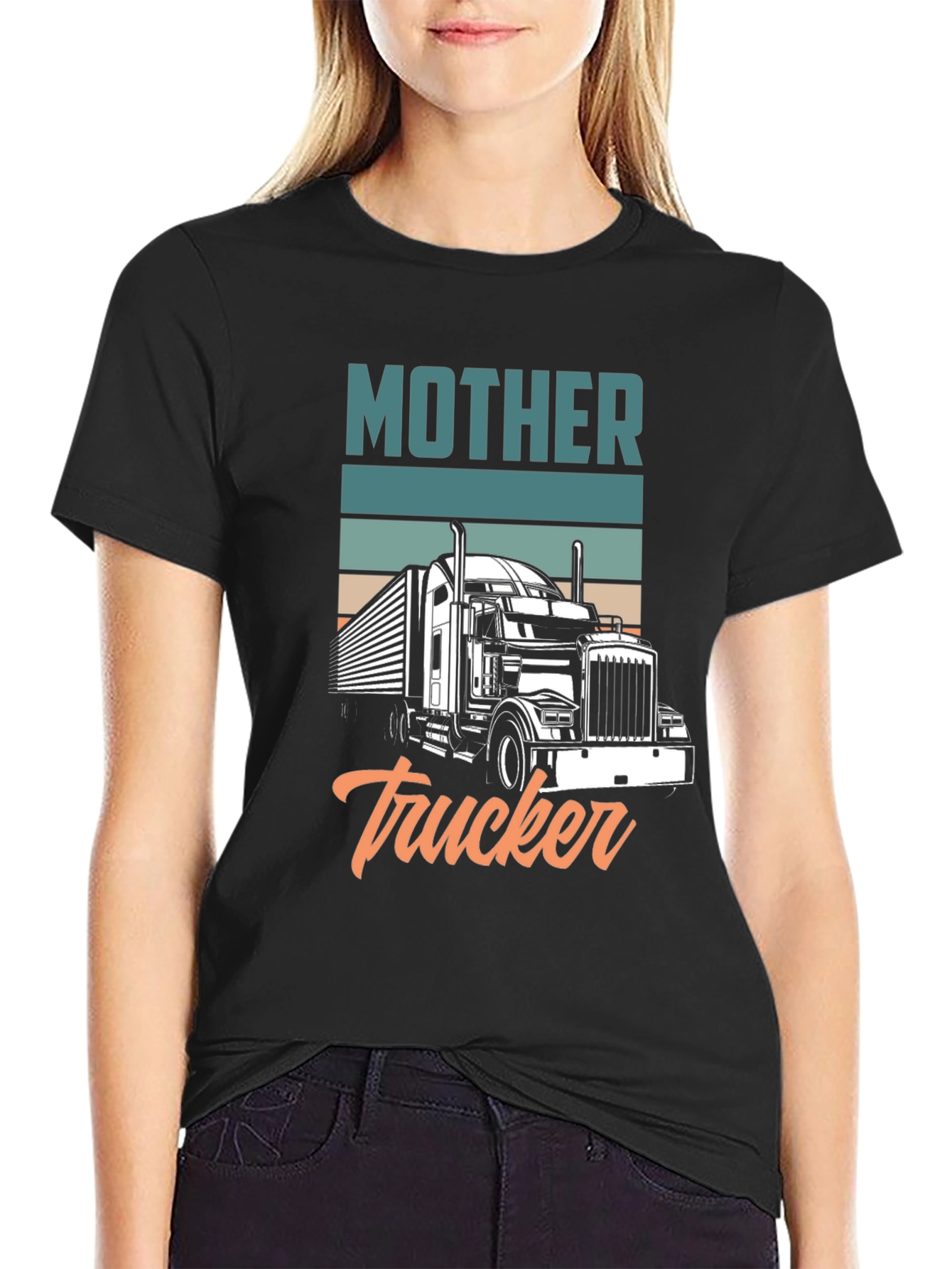 Mother Trucker T-Shirt - Truck Driver Tee