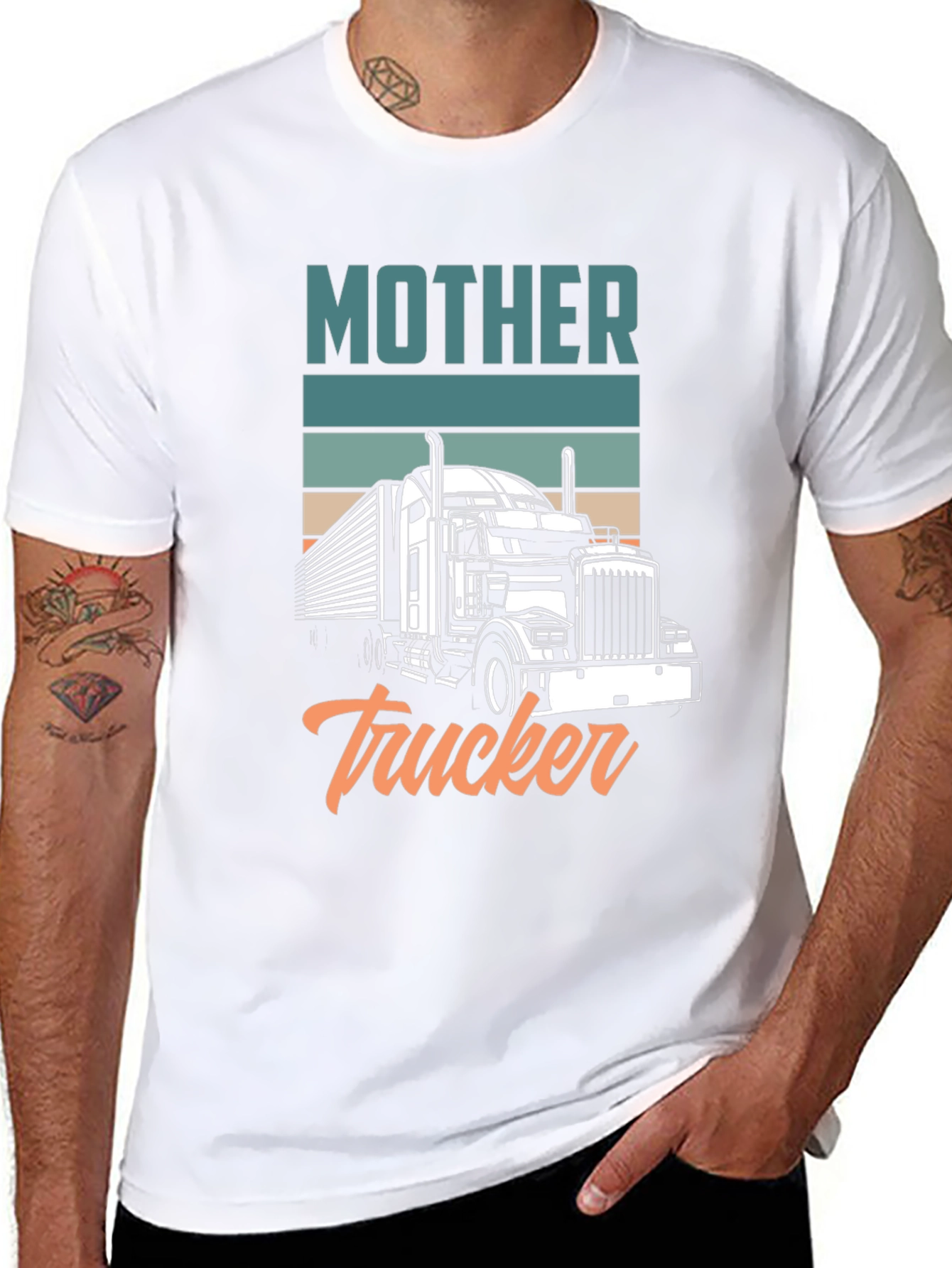 Mother Trucker T-Shirt - Truck Driver Tee