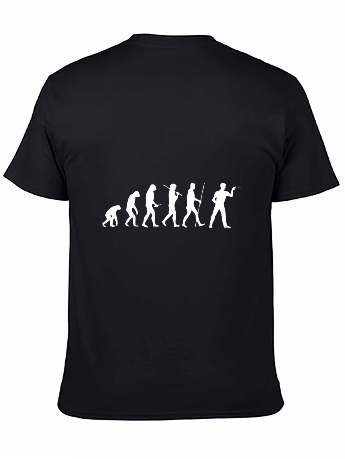 Evolution of Dart Thrower Graphic Tee - Black