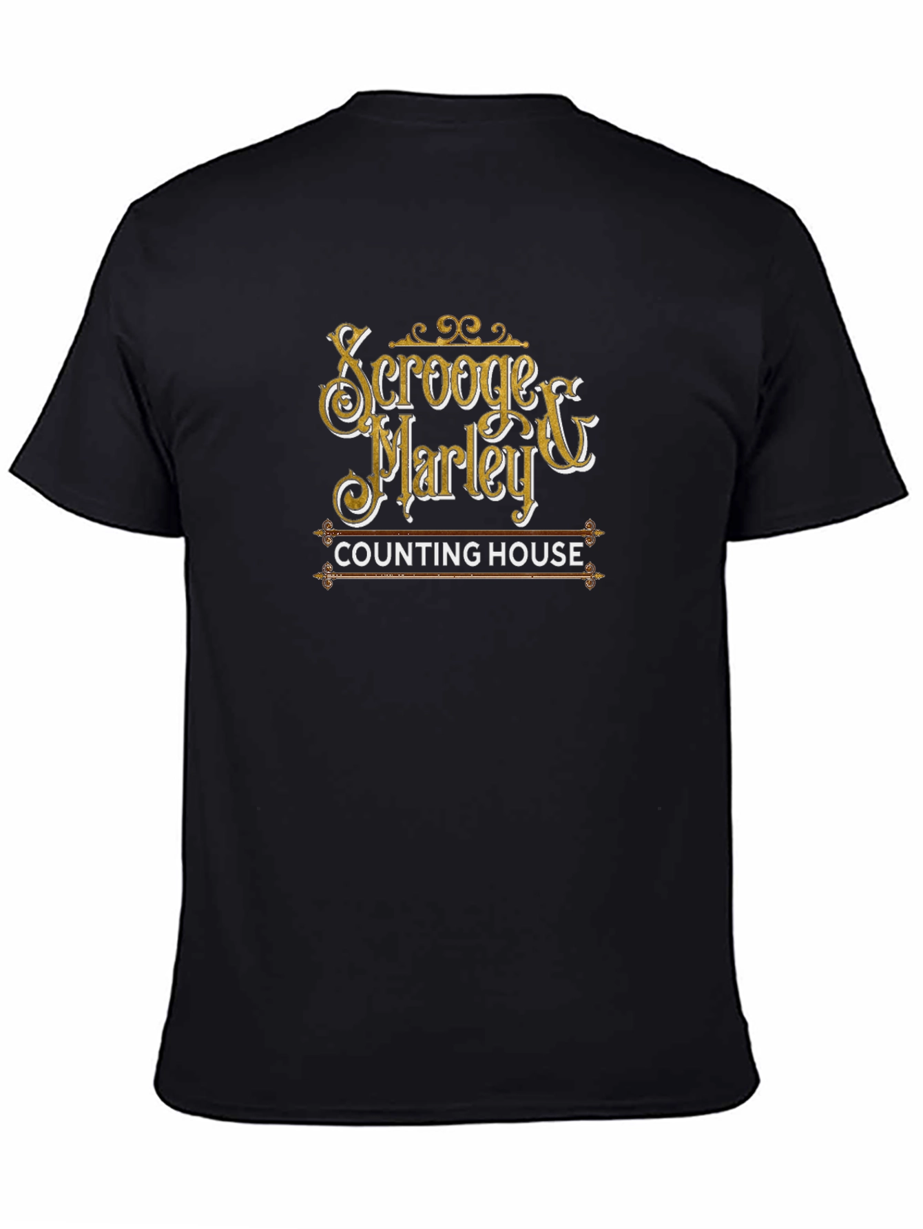 Scrooge & Marley Counting House T-Shirt - Black