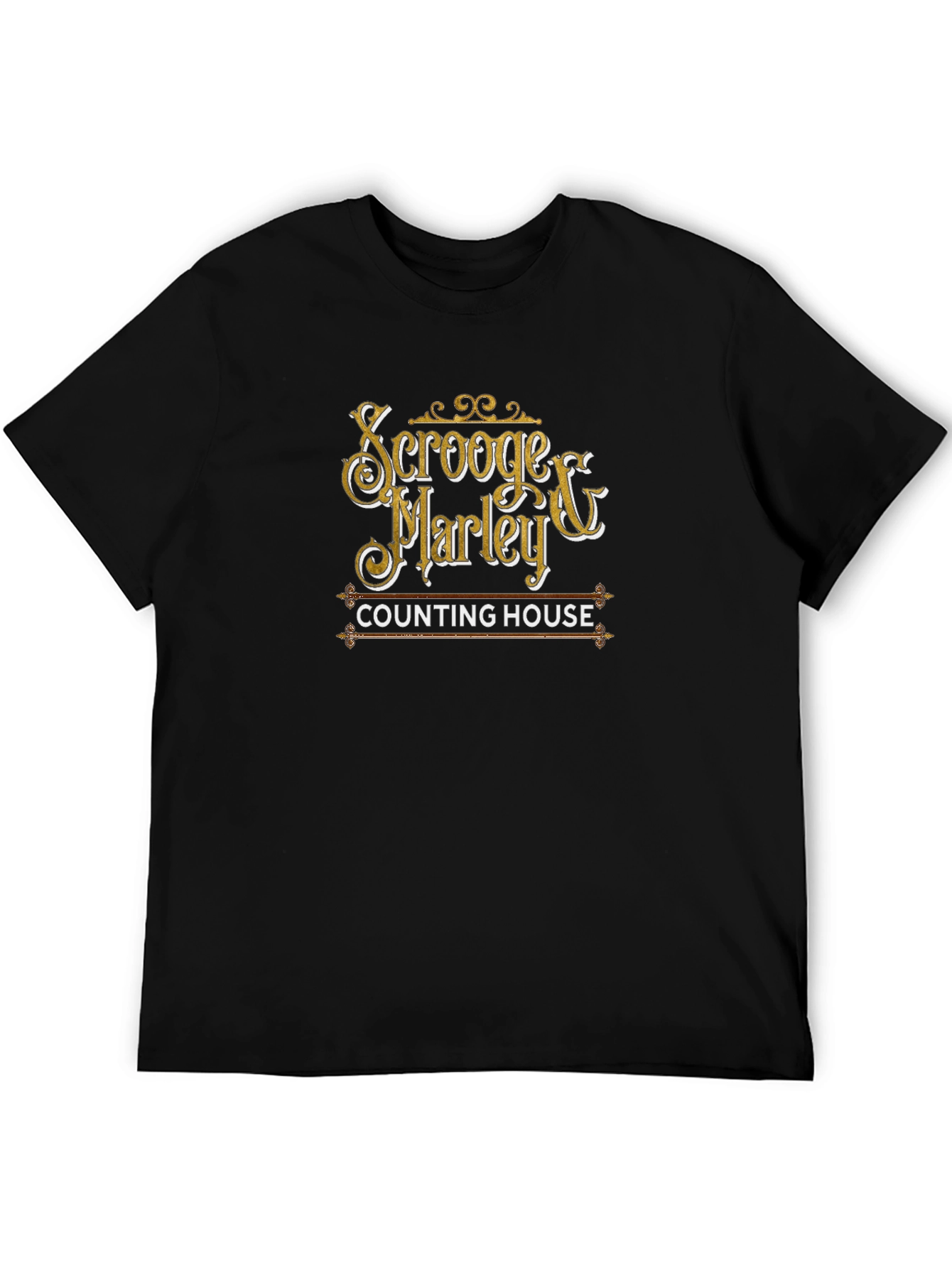 Scrooge & Marley Counting House T-Shirt - Black