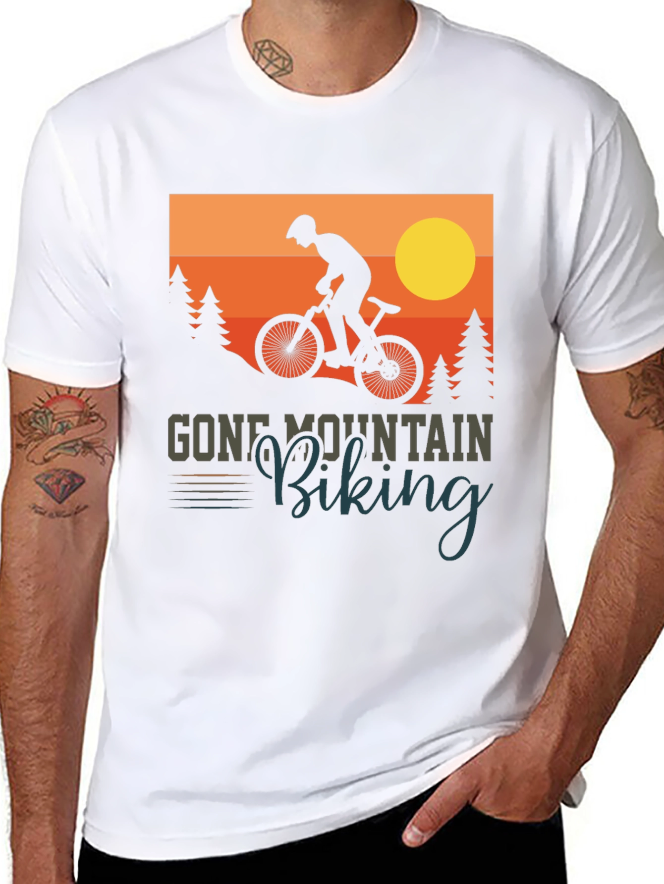 Gone Mountain Biking T-Shirt