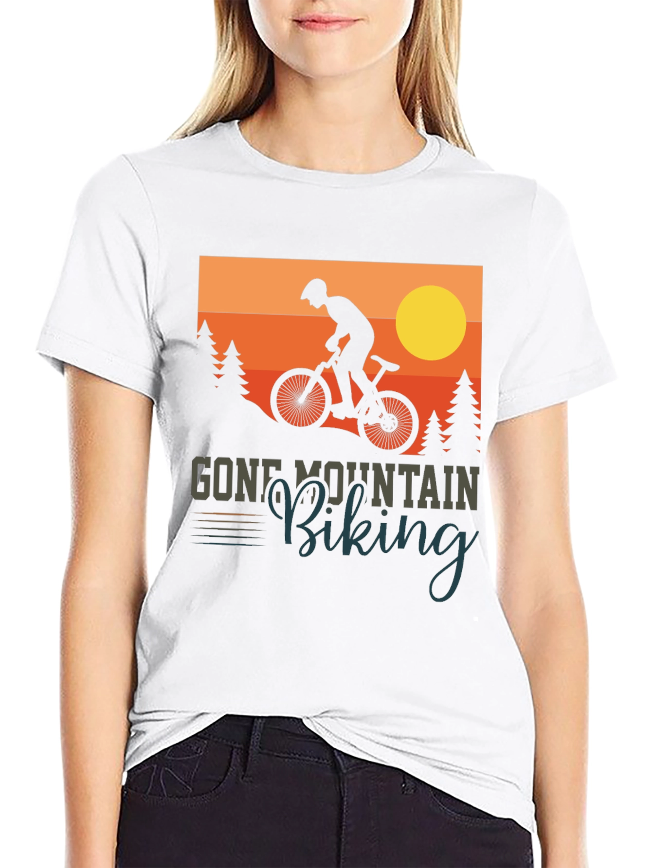 Gone Mountain Biking T-Shirt