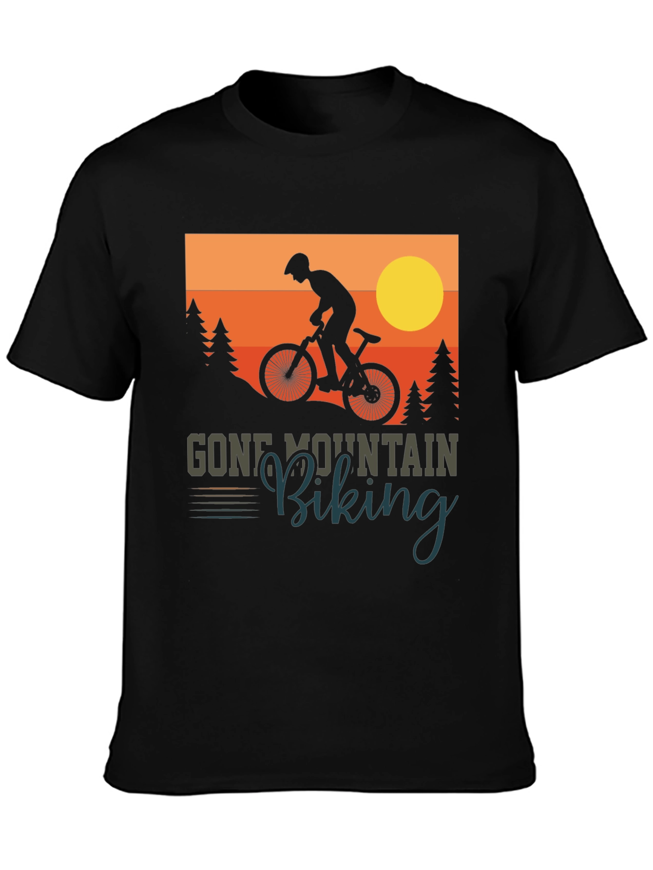 Gone Mountain Biking T-Shirt