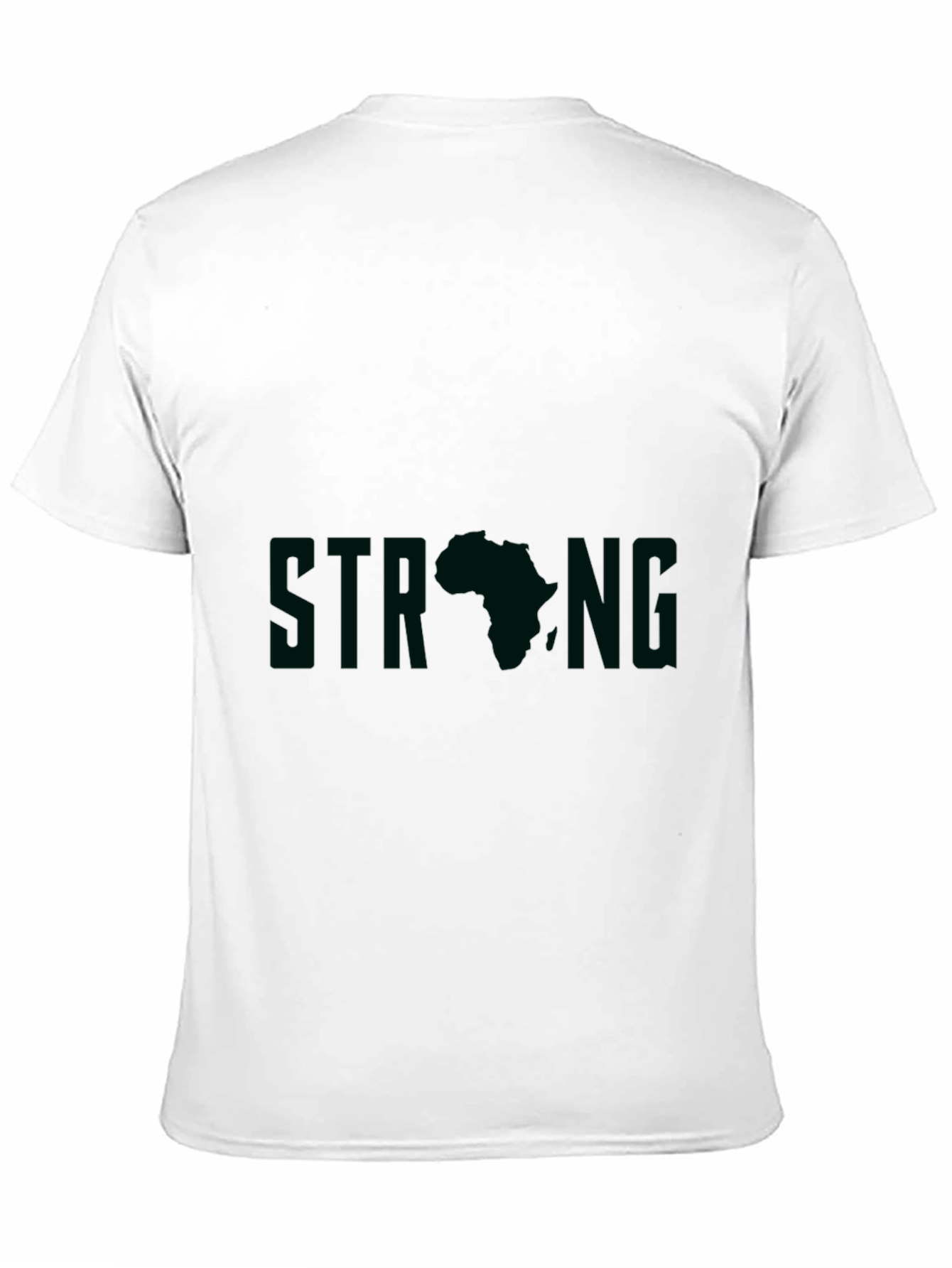 Strong Africa Graphic Tee - Black Unisex T-Shirt