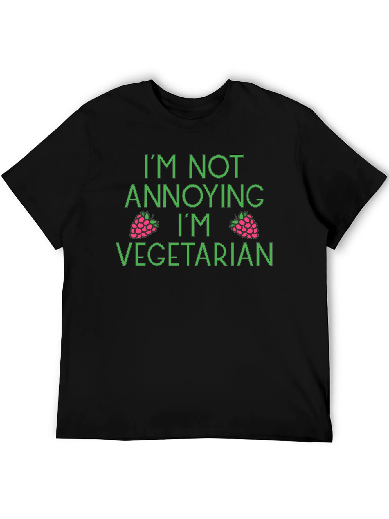Vegetarian T-Shirt - Im Not Annoying Funny Vegan Tee