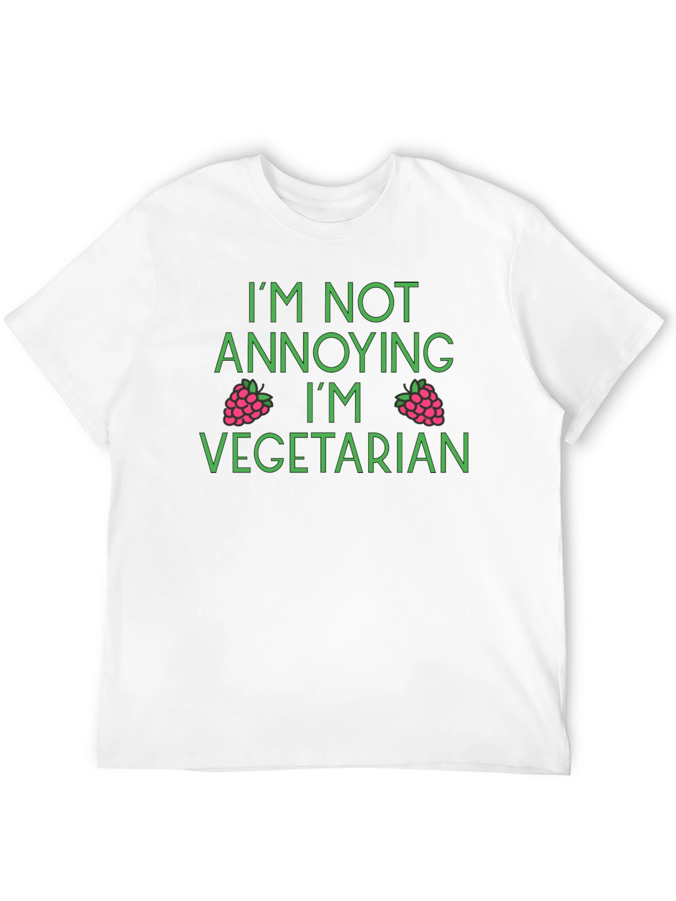 Vegetarian T-Shirt - Im Not Annoying Funny Vegan Tee
