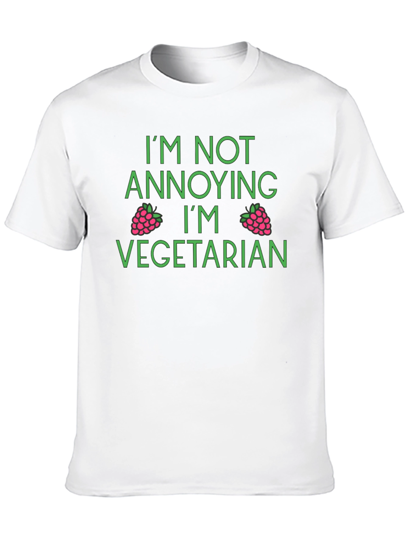 Vegetarian T-Shirt - Im Not Annoying Funny Vegan Tee