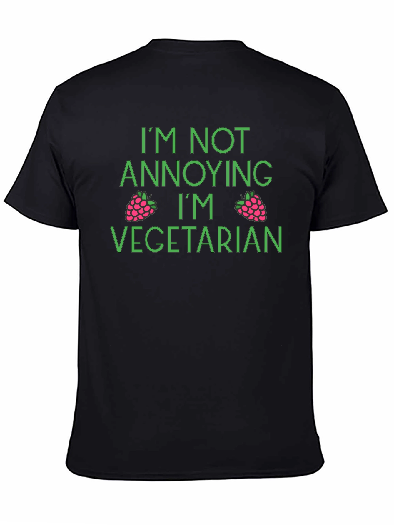 Vegetarian T-Shirt - Im Not Annoying Funny Vegan Tee