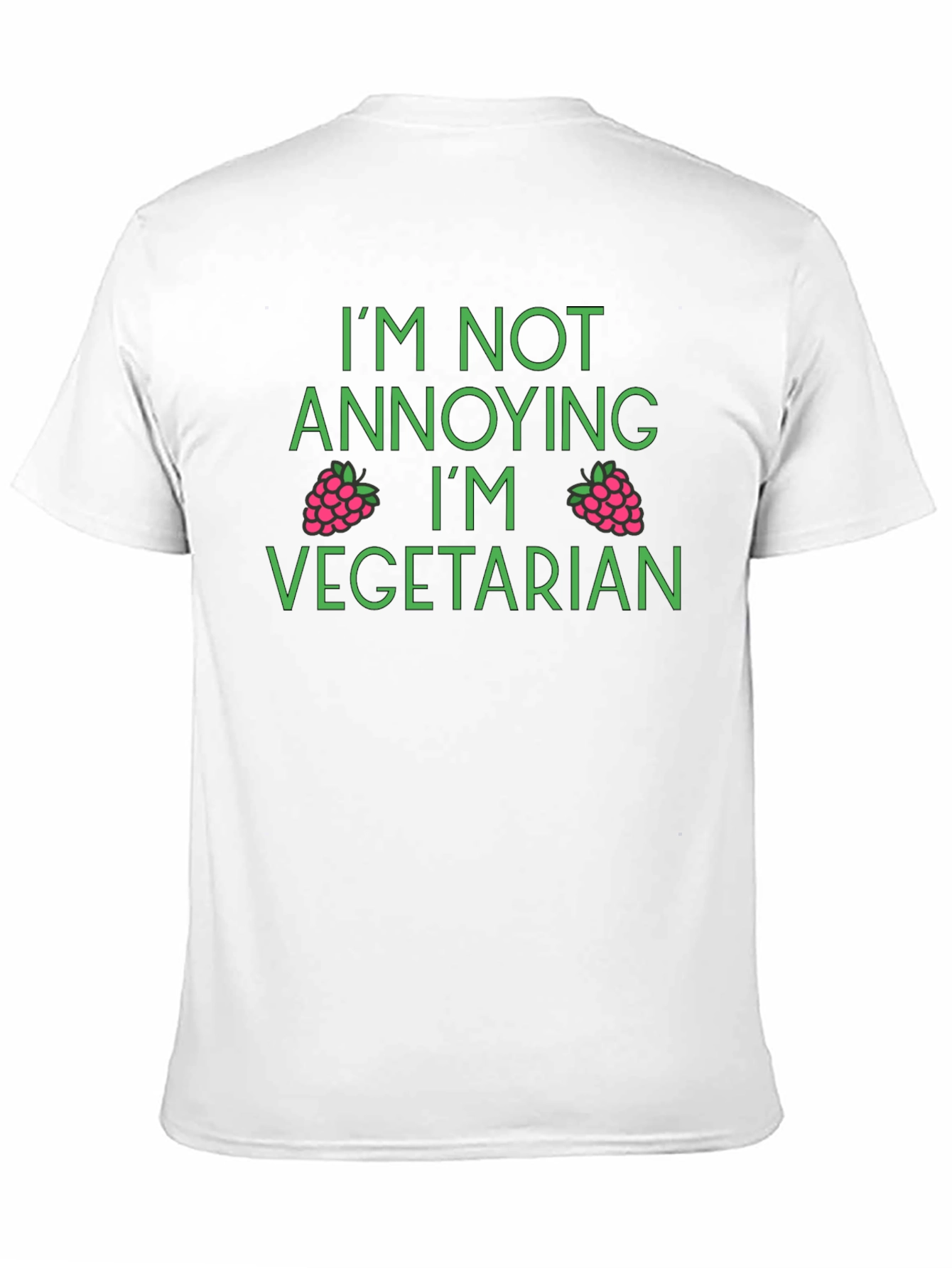 Vegetarian T-Shirt - Im Not Annoying Funny Vegan Tee