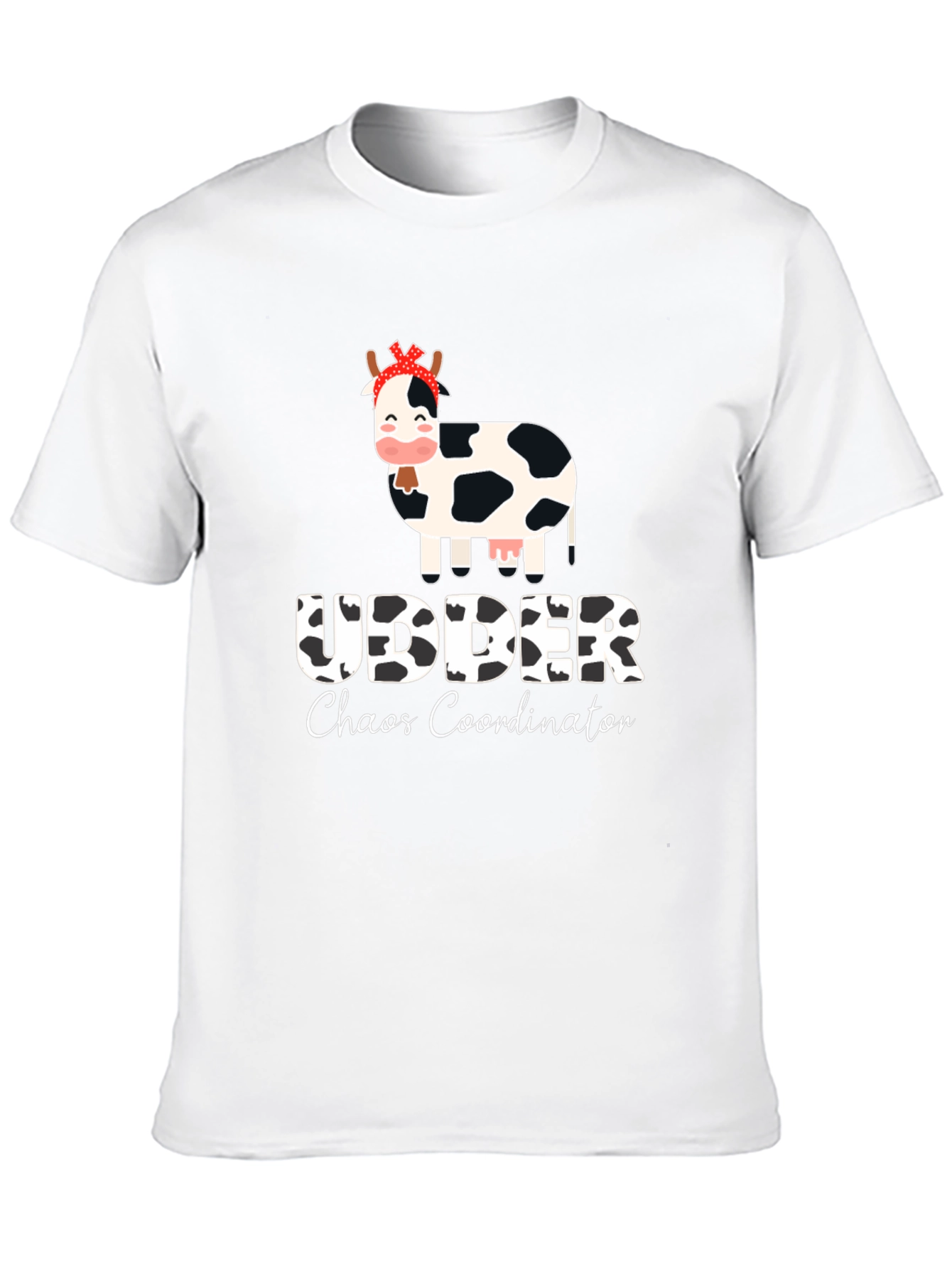 Udder Chaos Coordinator Black T-Shirt