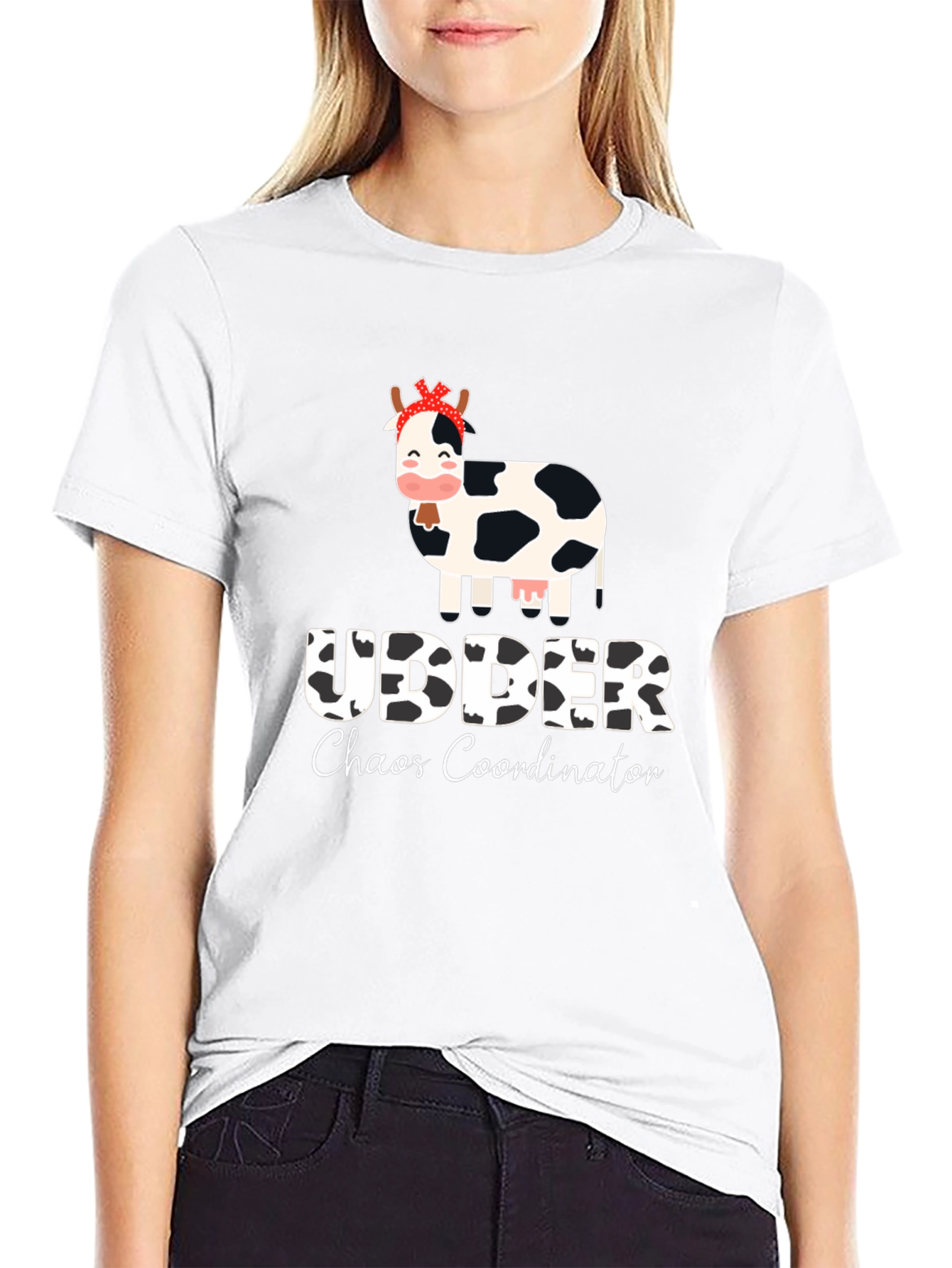 Udder Chaos Coordinator Black T-Shirt