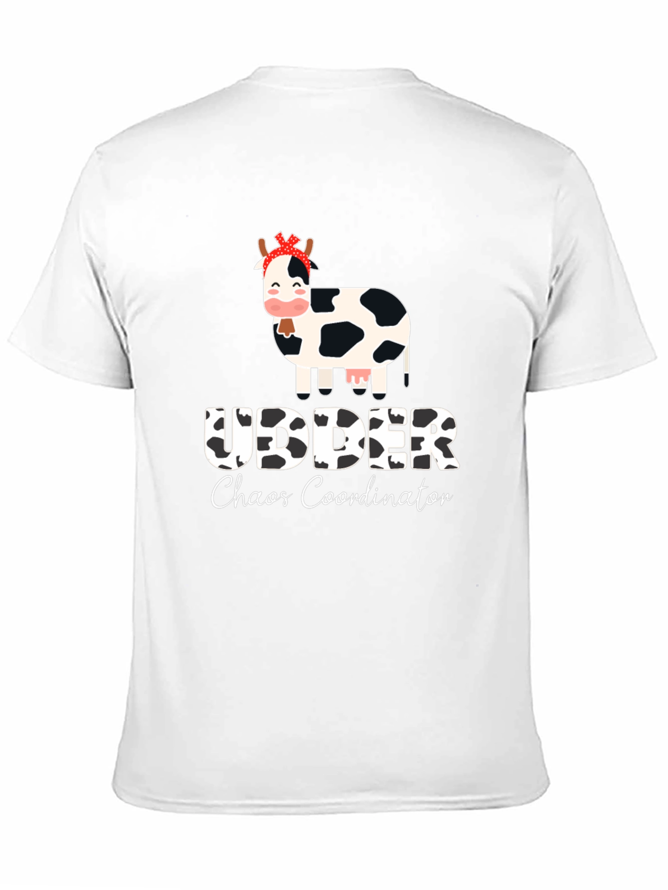 Udder Chaos Coordinator Black T-Shirt