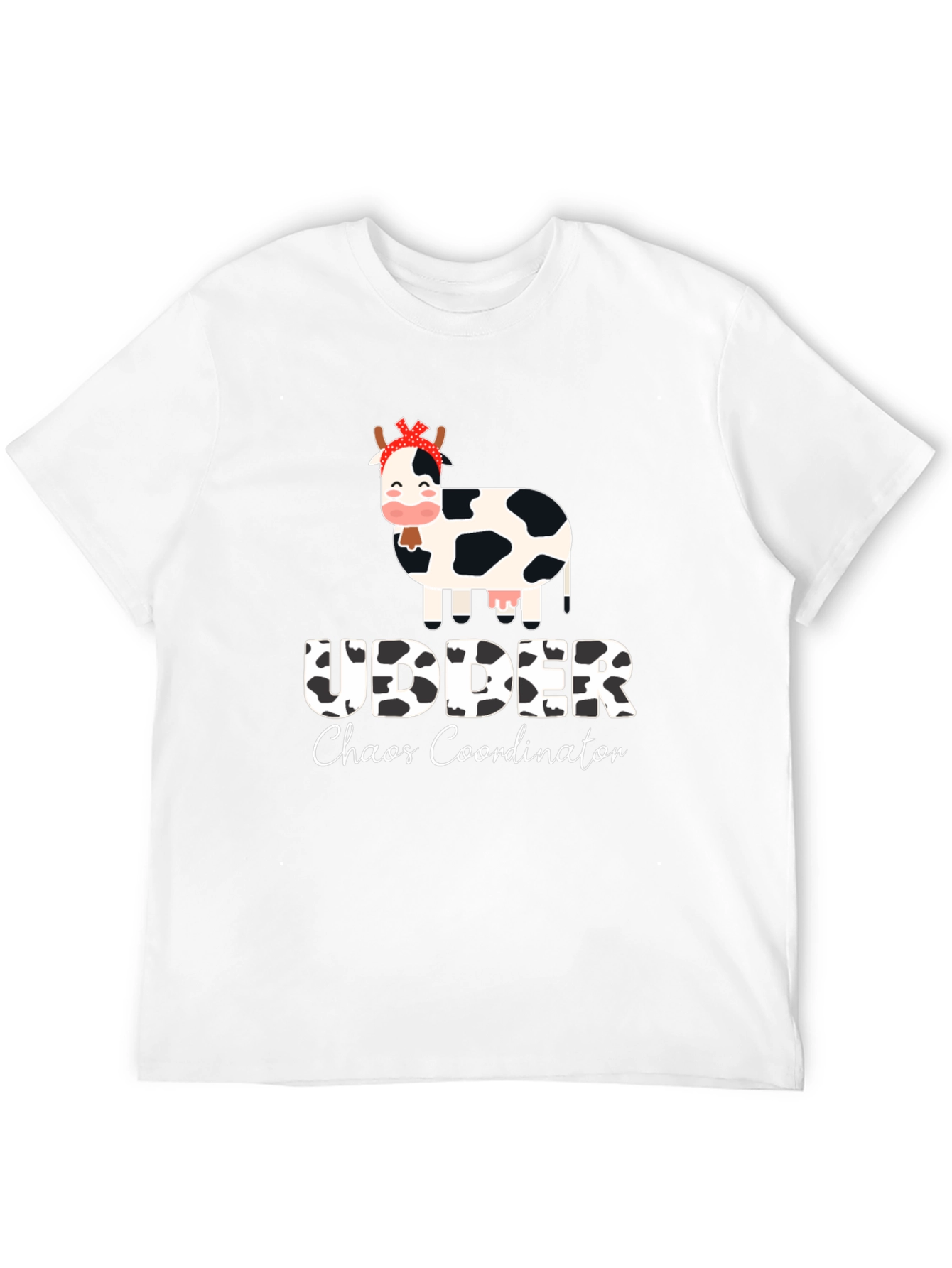 Udder Chaos Coordinator Black T-Shirt