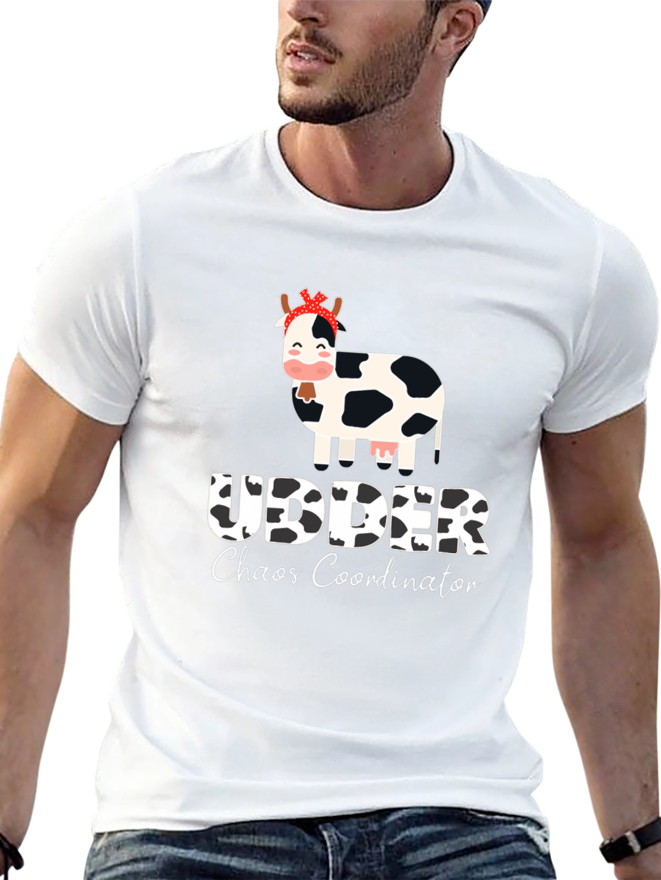 Udder Chaos Coordinator Black T-Shirt