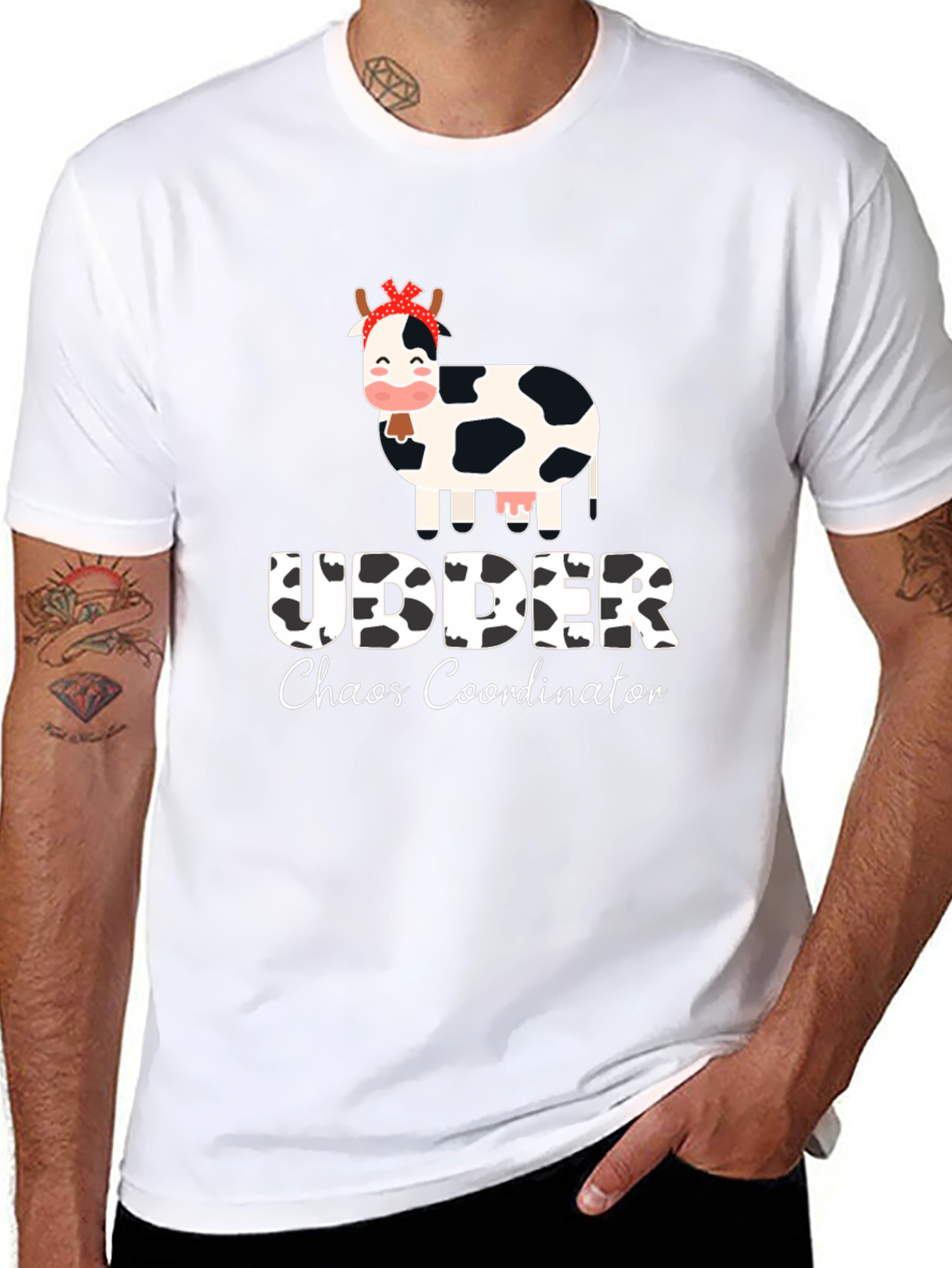 Udder Chaos Coordinator Black T-Shirt
