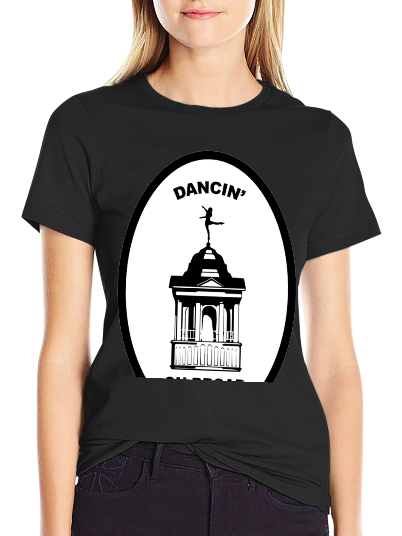 Dancin on Broad Black T-Shirt