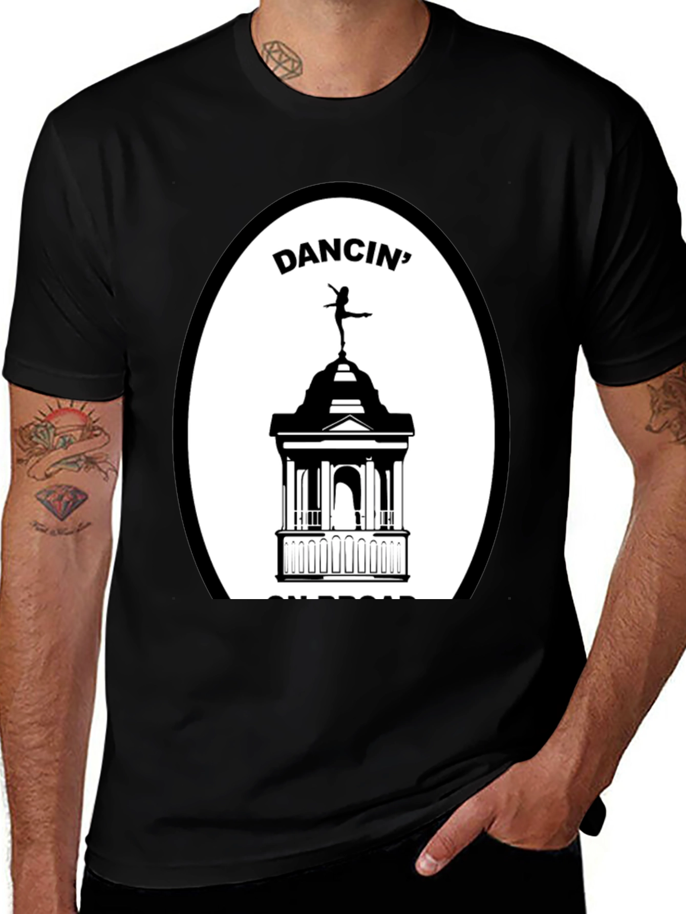 Dancin on Broad Black T-Shirt