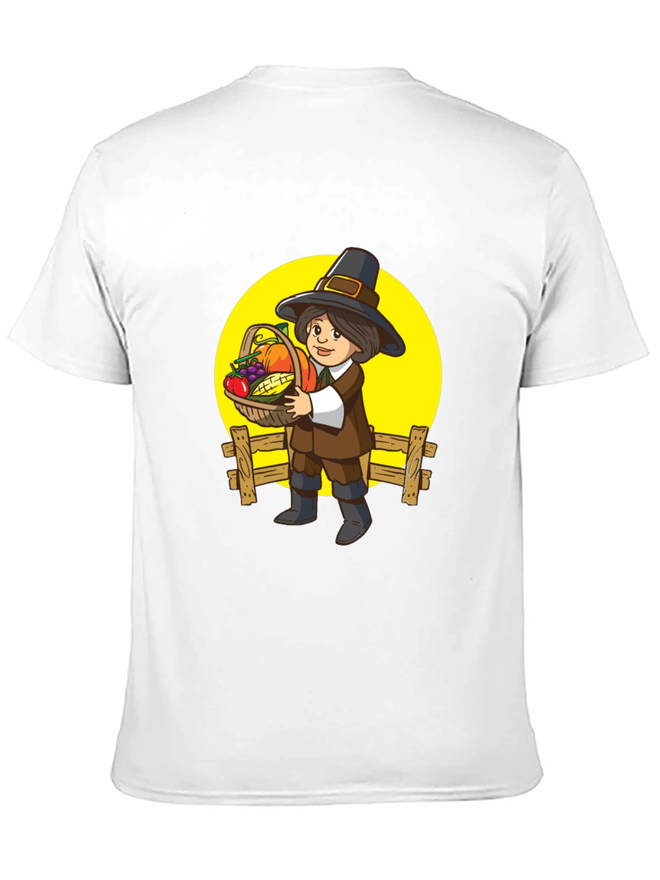 Pilgrim Harvest Graphic Tee - Thanksgiving T-Shirt