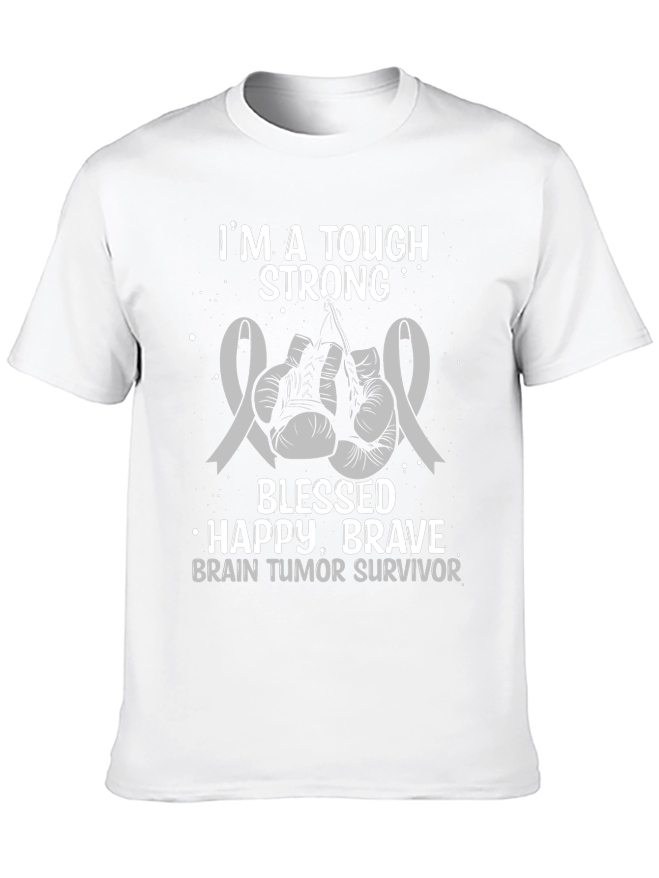 Tough Strong Brain Tumor Survivor T-Shirt