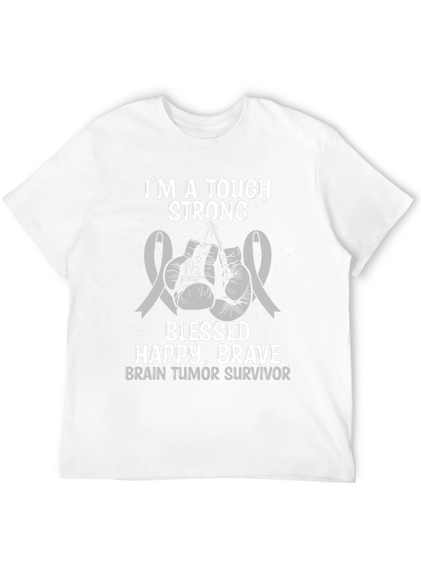 Tough Strong Brain Tumor Survivor T-Shirt