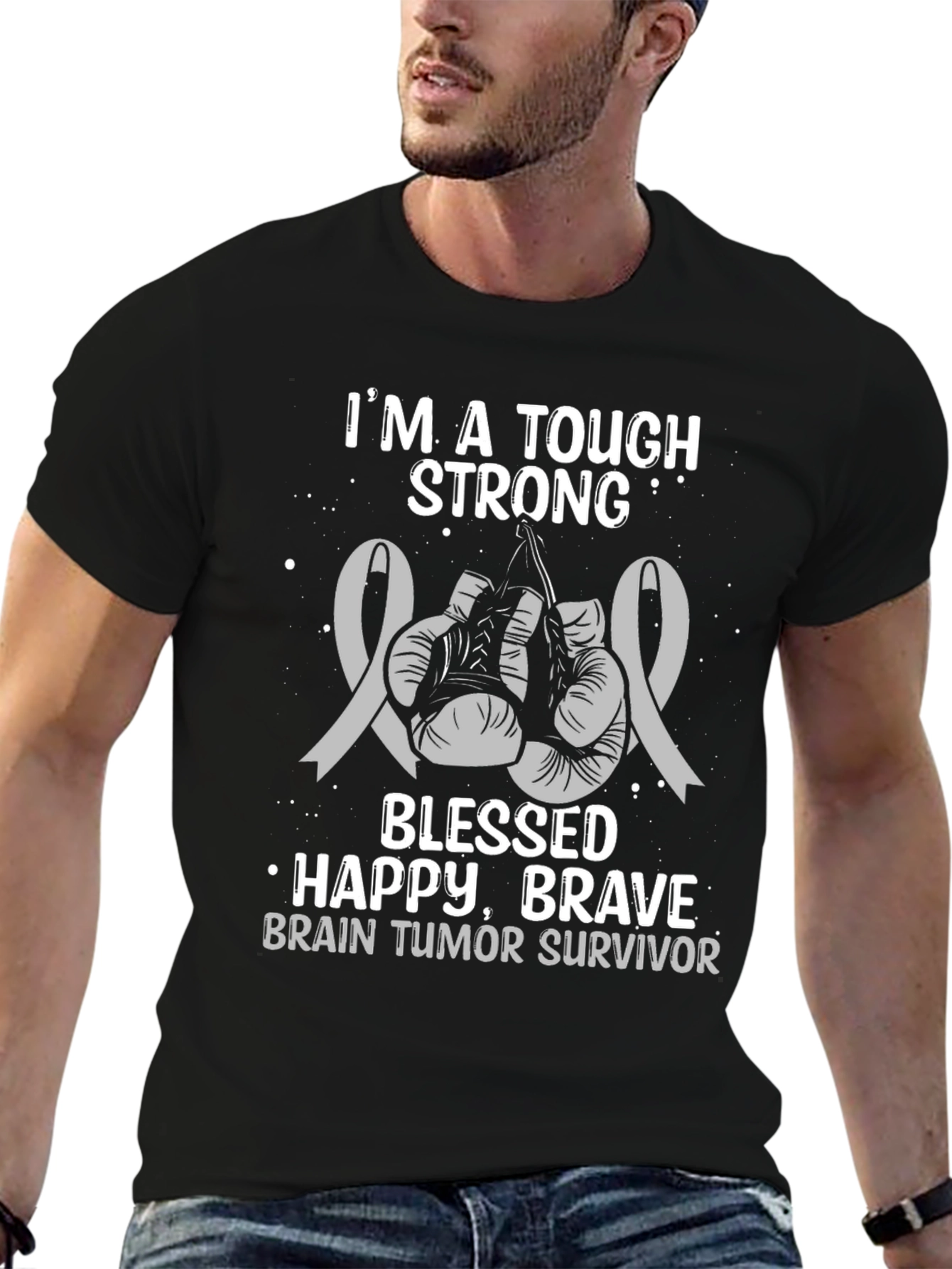 Tough Strong Brain Tumor Survivor T-Shirt