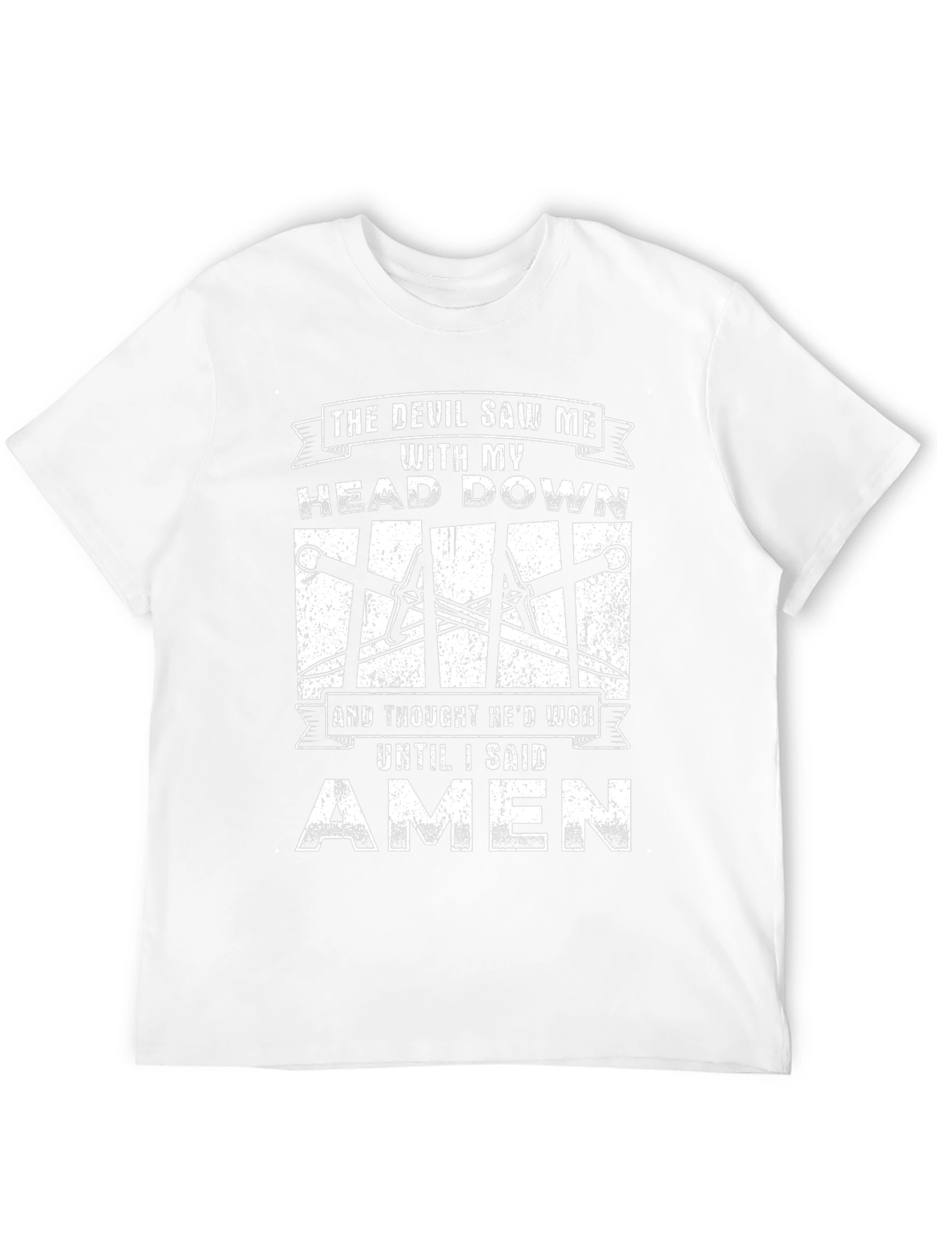 The Devil Saw Me Amen T-Shirt - Black