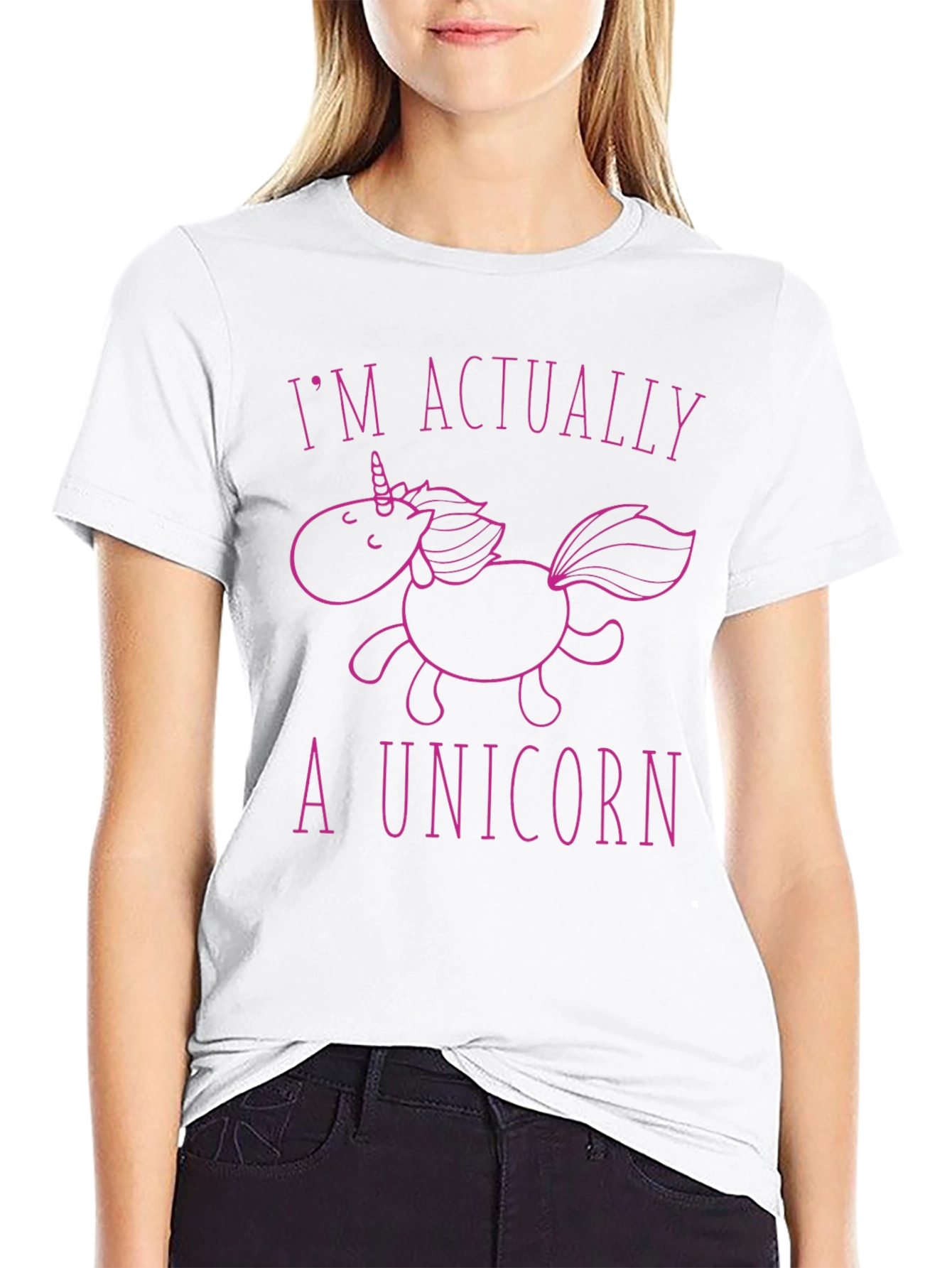 Im Actually A Unicorn Graphic Tee