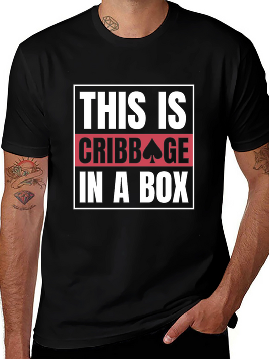 Funny Cribbage T-Shirt - This is Cribbage in a Box