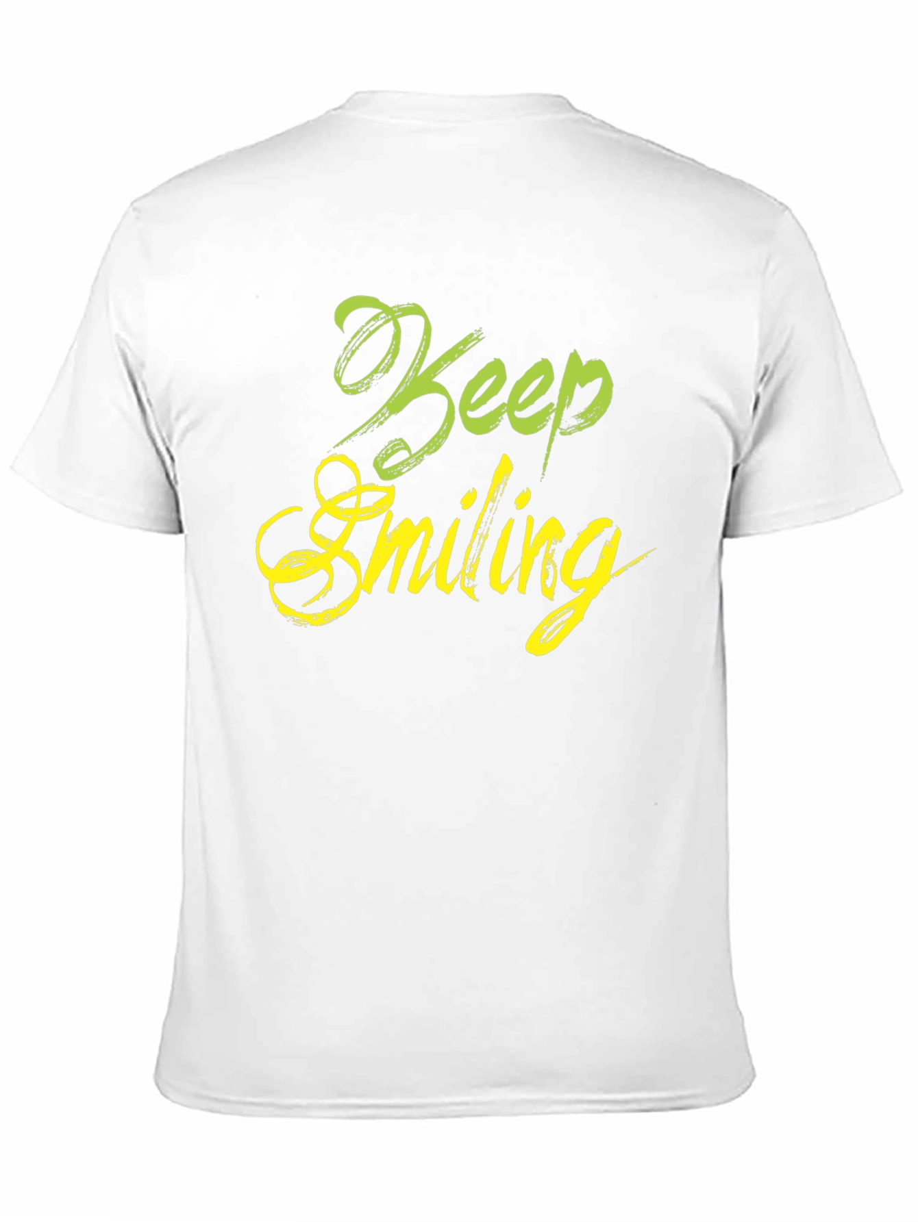 Keep Smiling Black Graphic T-Shirt