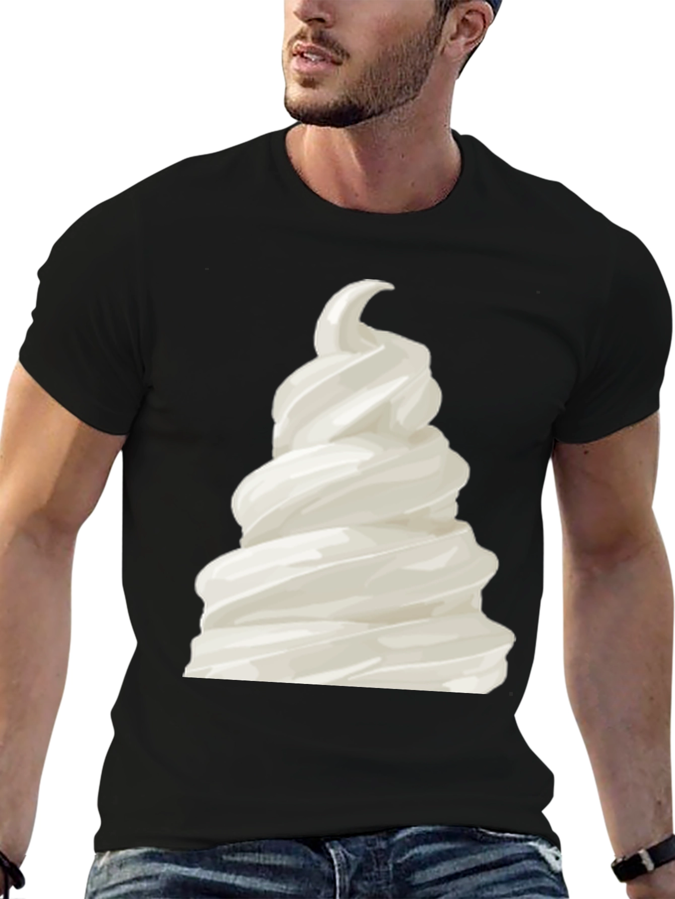 Soft Serve Tee - Creamy Ice Cream Graphic T-Shirt