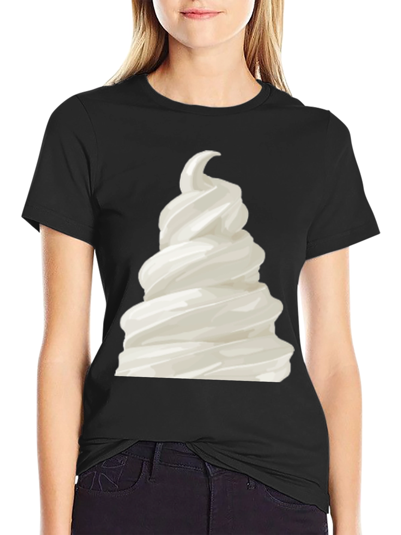 Soft Serve Tee - Creamy Ice Cream Graphic T-Shirt