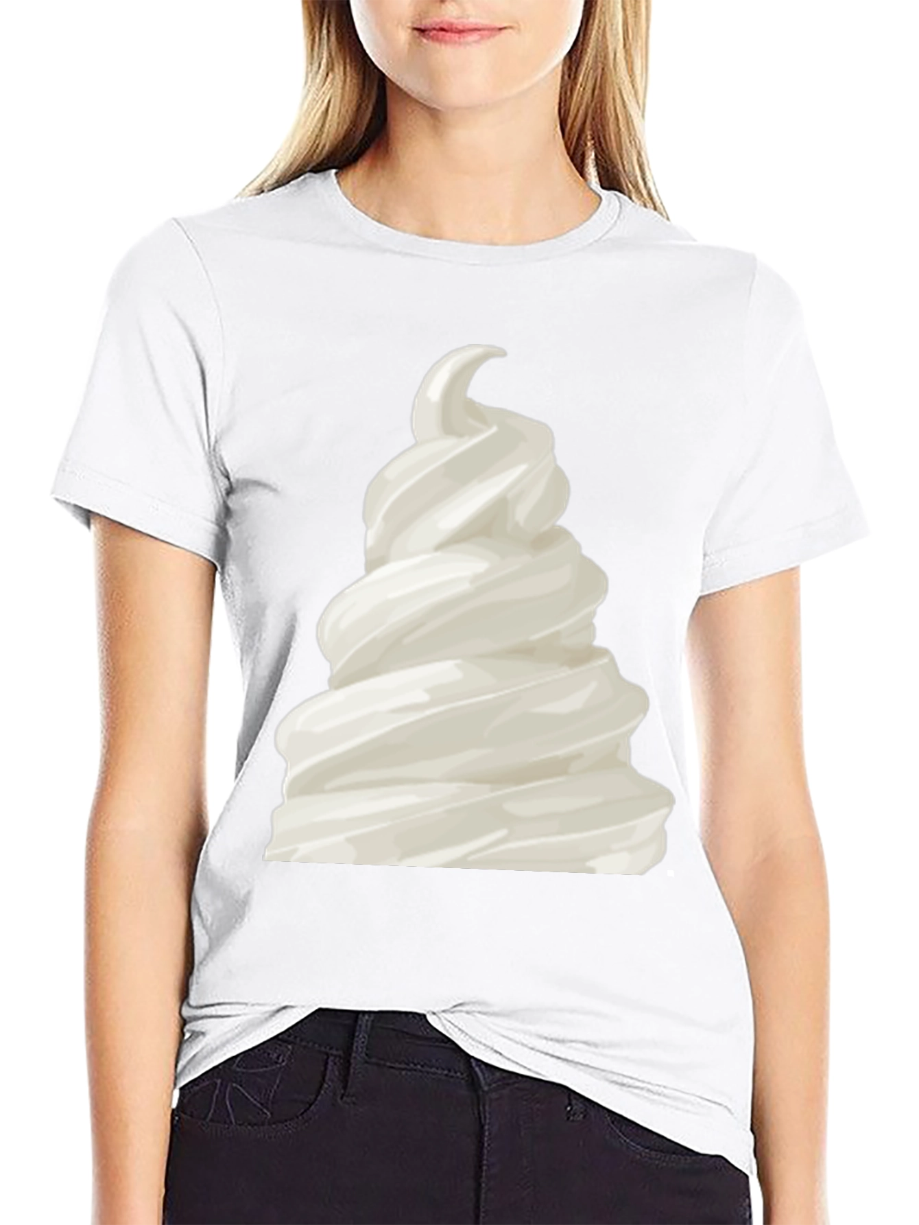 Soft Serve Tee - Creamy Ice Cream Graphic T-Shirt